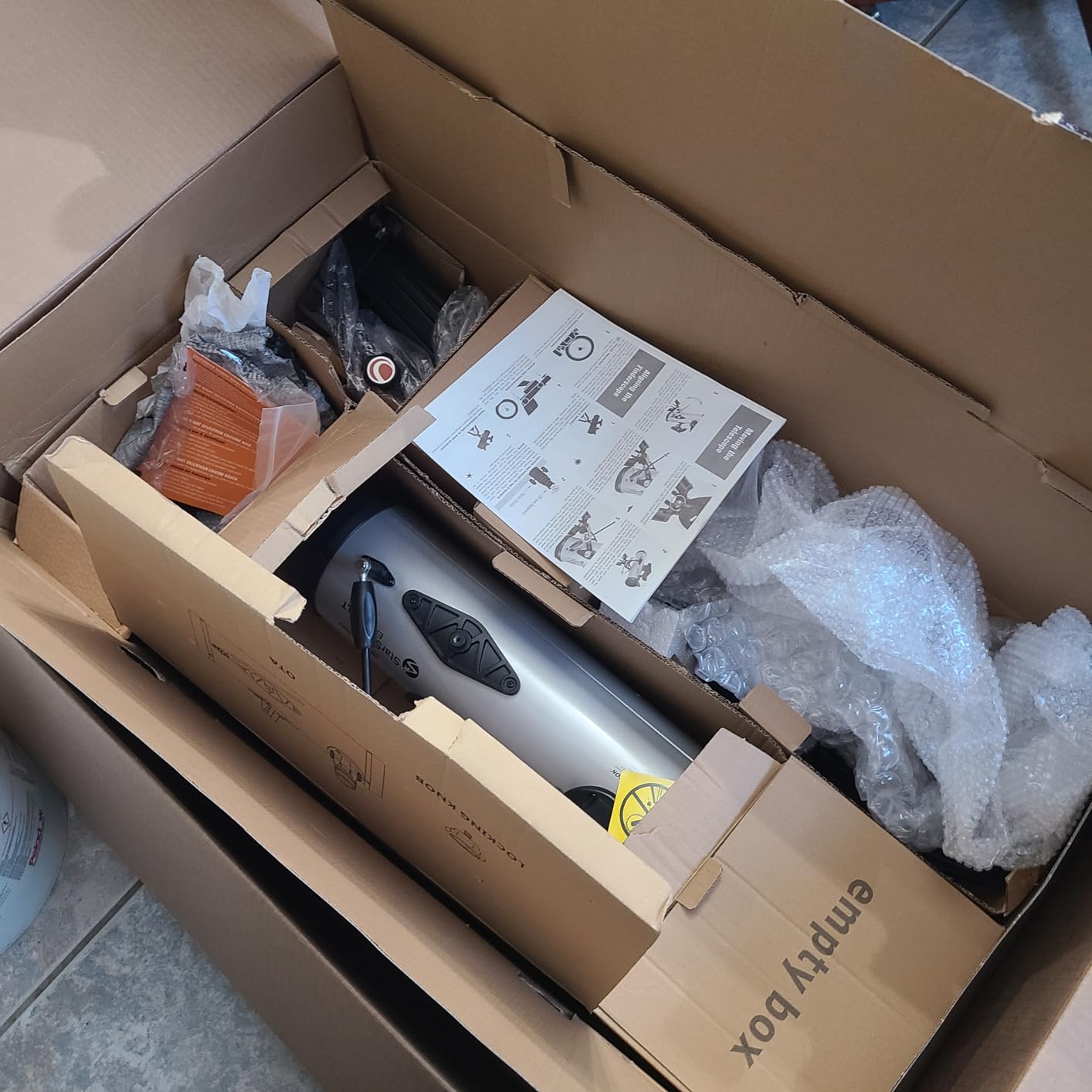 Celestron StarSense Explorer LT 114AZ Newtonian Smartphone Guided Telescope | Smartphone App Sky Navigation, Manual Reflector Telescope, Beginner Deep-Sky Telescope, Bright Celestial Views, Portable customer photo 1