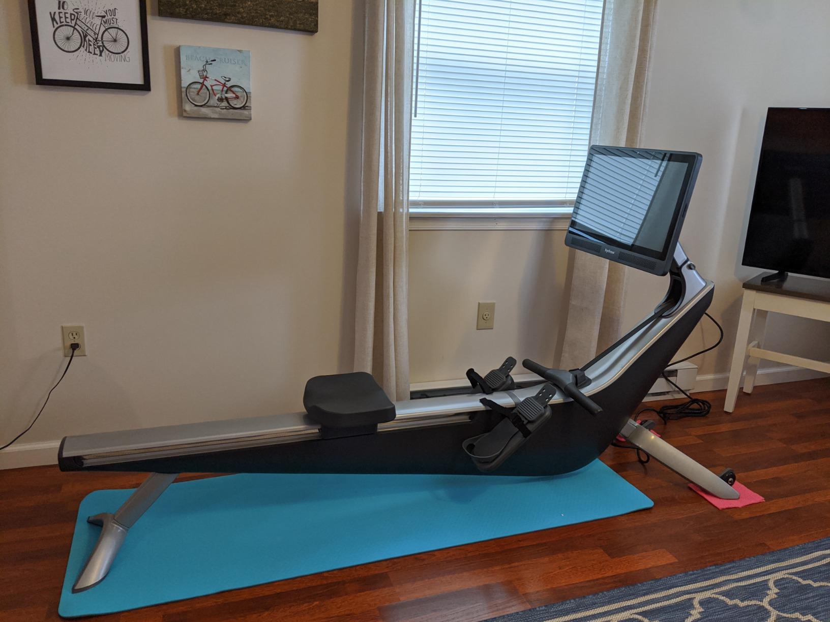 Hydrow Origin Rowing Machine for Home, Magnetic Drag Home Rower Machine customer photo 1