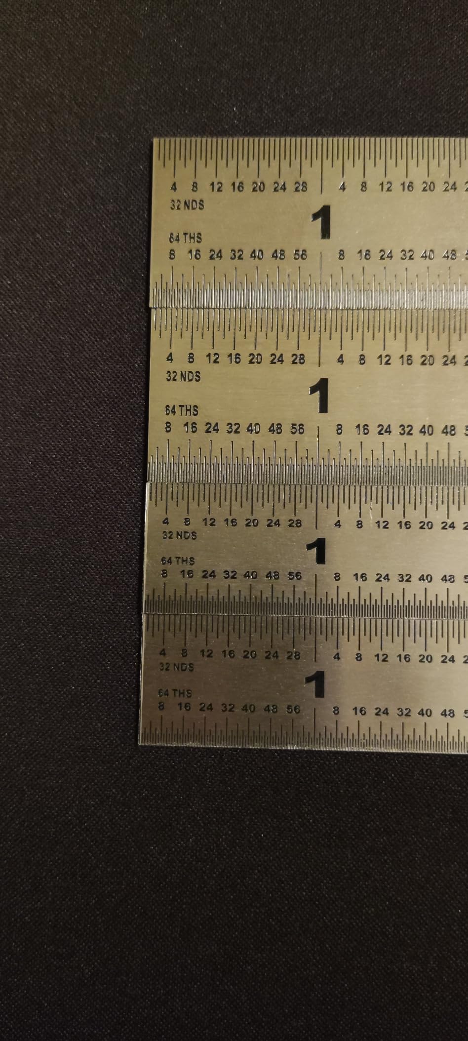 Mr. Pen- Machinist Ruler, 4 Pack, (6, 8, 12, 14 Inch) | Stainless Steel Metric & Imperial, Precision Measuring Tool, 1/64