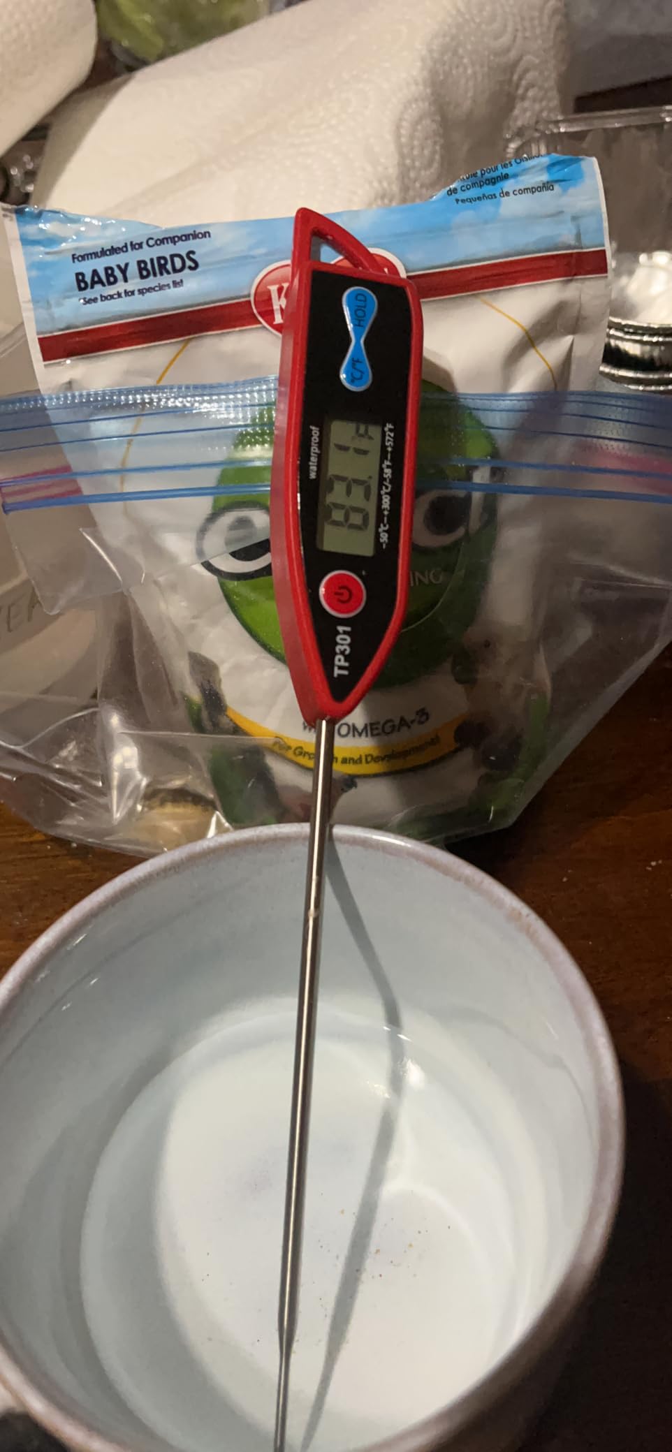 Yacumama Digital Water Thermometer for Liquids, Long Probe - Instant Read, Waterproof Design for Water, Liquids, Candle Making, Food, Meat and Milk customer photo 1