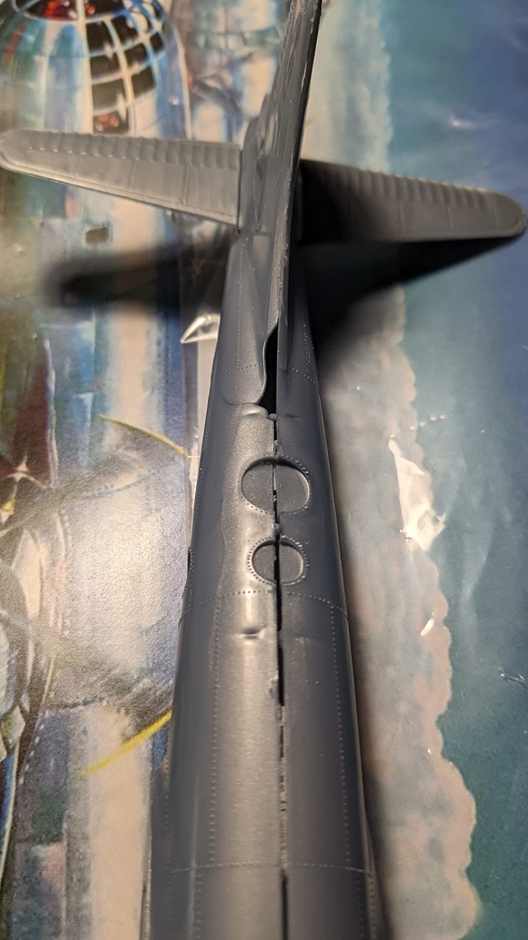 B-29 Superfortress Plastic Model kit Made in The USA Atlantis 1:120 Scale WWII Bomber,H208 customer photo 2