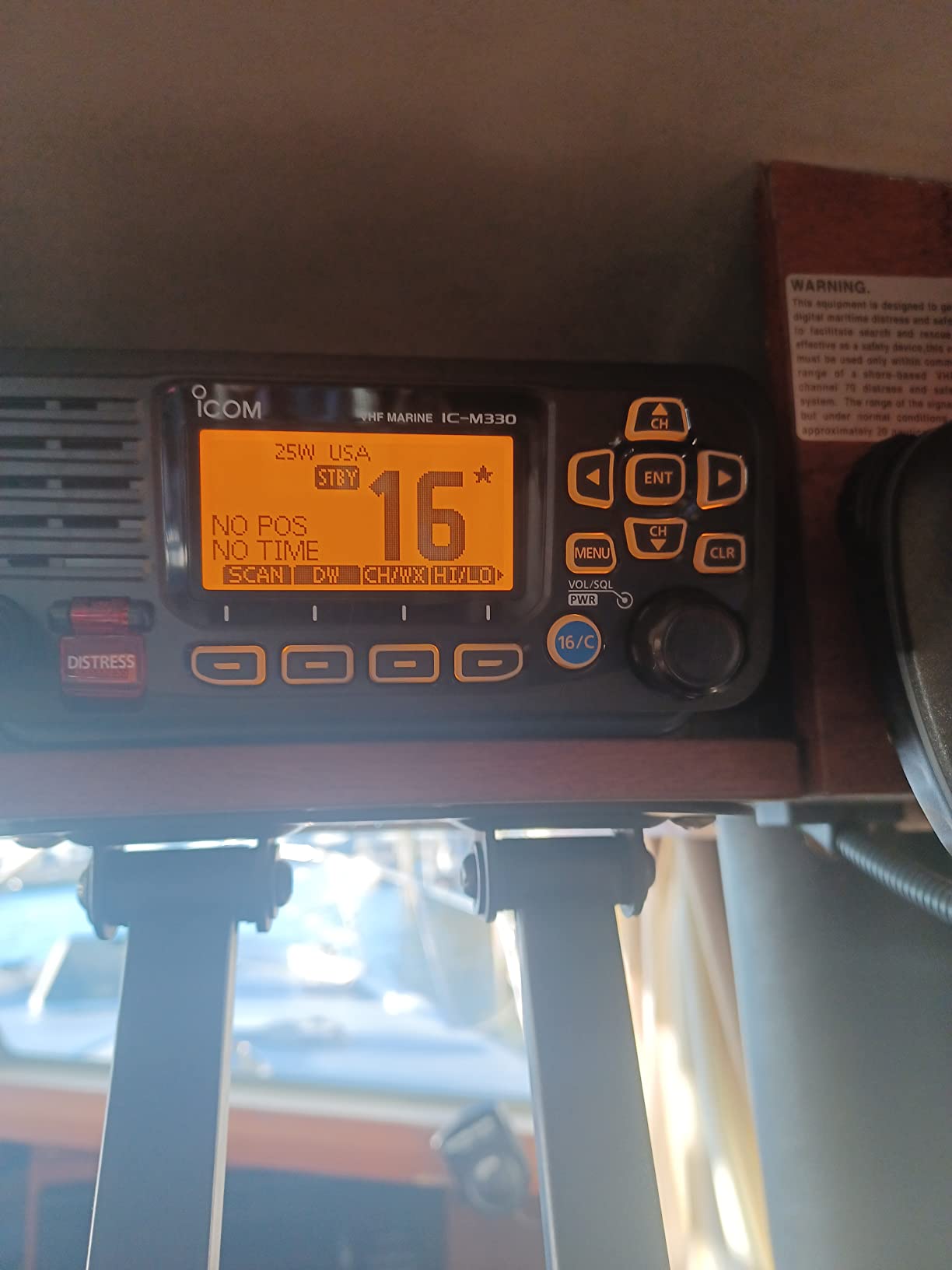 Icom IC-M330 Ultra Compact VHF Marine Transceiver Without GPS - Black customer photo 1