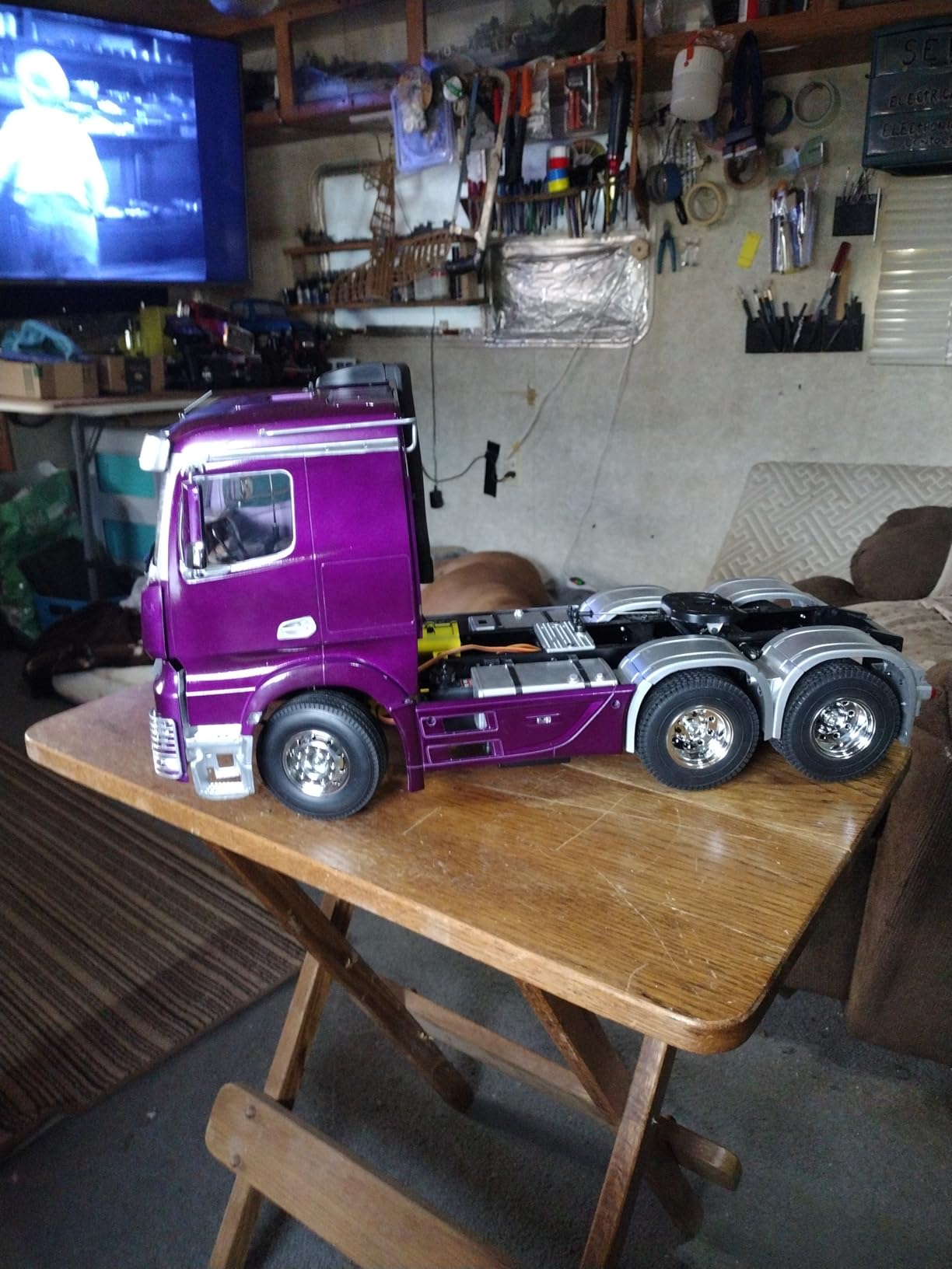 1/14 3Axles Low Top RC Tractor Trailer Truck US in Stock Kit Motor for DIY Model customer photo 1