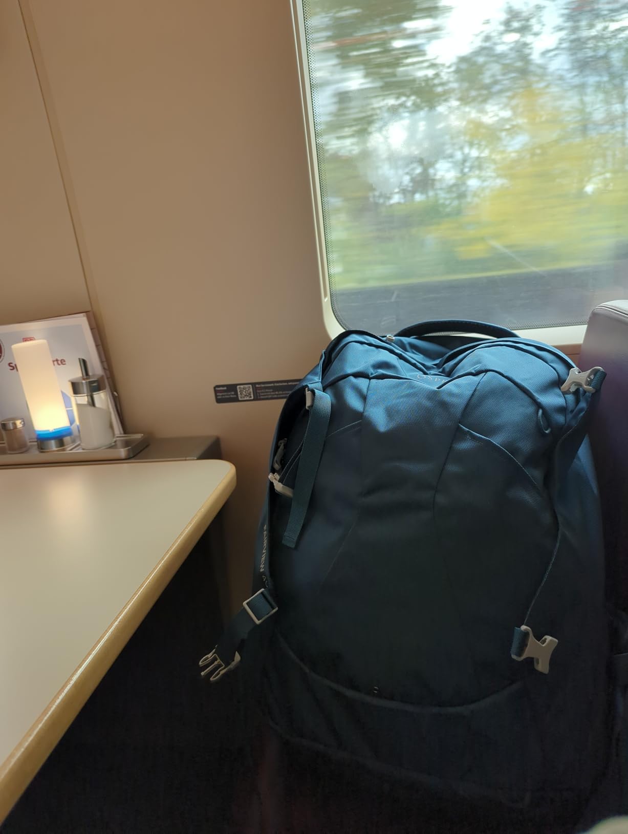Fairview 40L Women's Travel Backpack, Night Jungle Blue customer photo 2