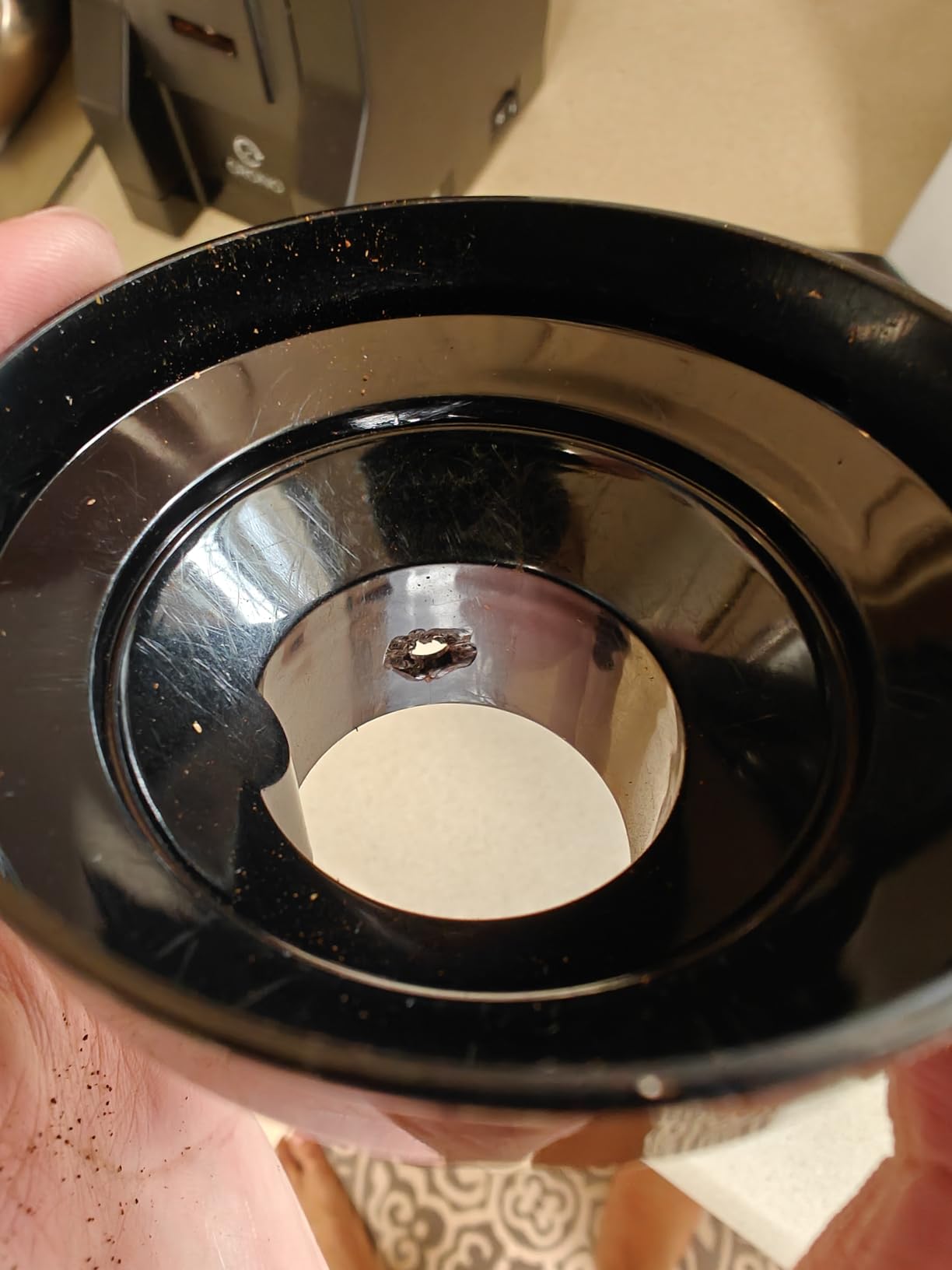 Coffee Grinder Single Dose Hopper for Eureka Mignon Grinder 2 in 1 Function Coffee Grinder Accessories Hopper Hand Pressure Silicone Bellow to Clean and Collect Coffee Grounds customer photo 1