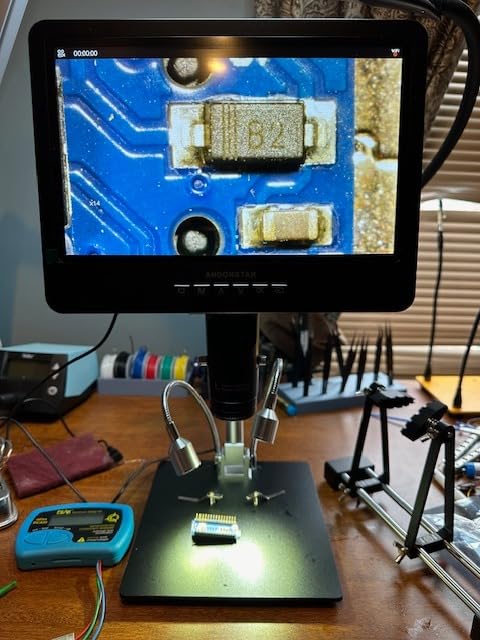 Andonstar AD249S-M 3 Lens 2160P 10.1 Inch HDMI Digital Microscope 2000x customer photo 1