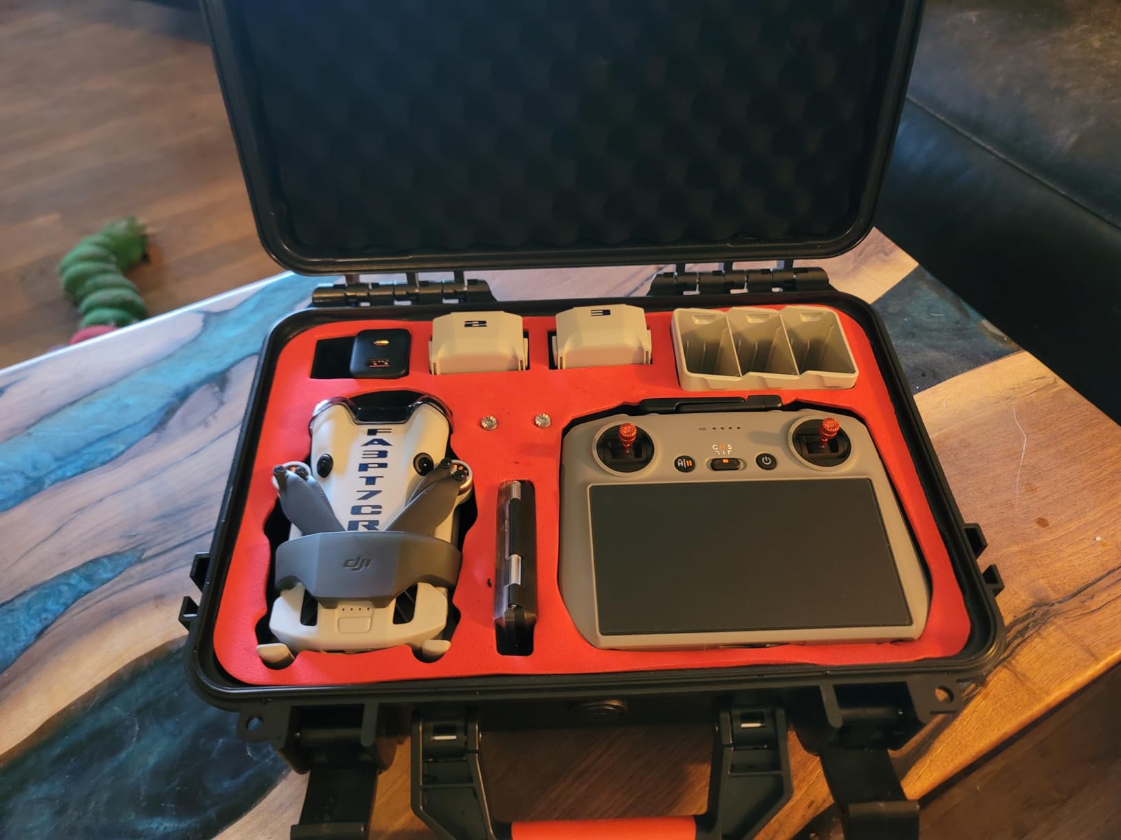 STARTRC Mini 3 Case, Waterproof Case for DJI Mini 4 Pro for Skyrover X1 | Hard Carrying Bag for DJI Mini 3/4 Pro Fly More Combo Accessories, Case for RC2/RC-N3 Controller, 7 Batteries customer photo 2