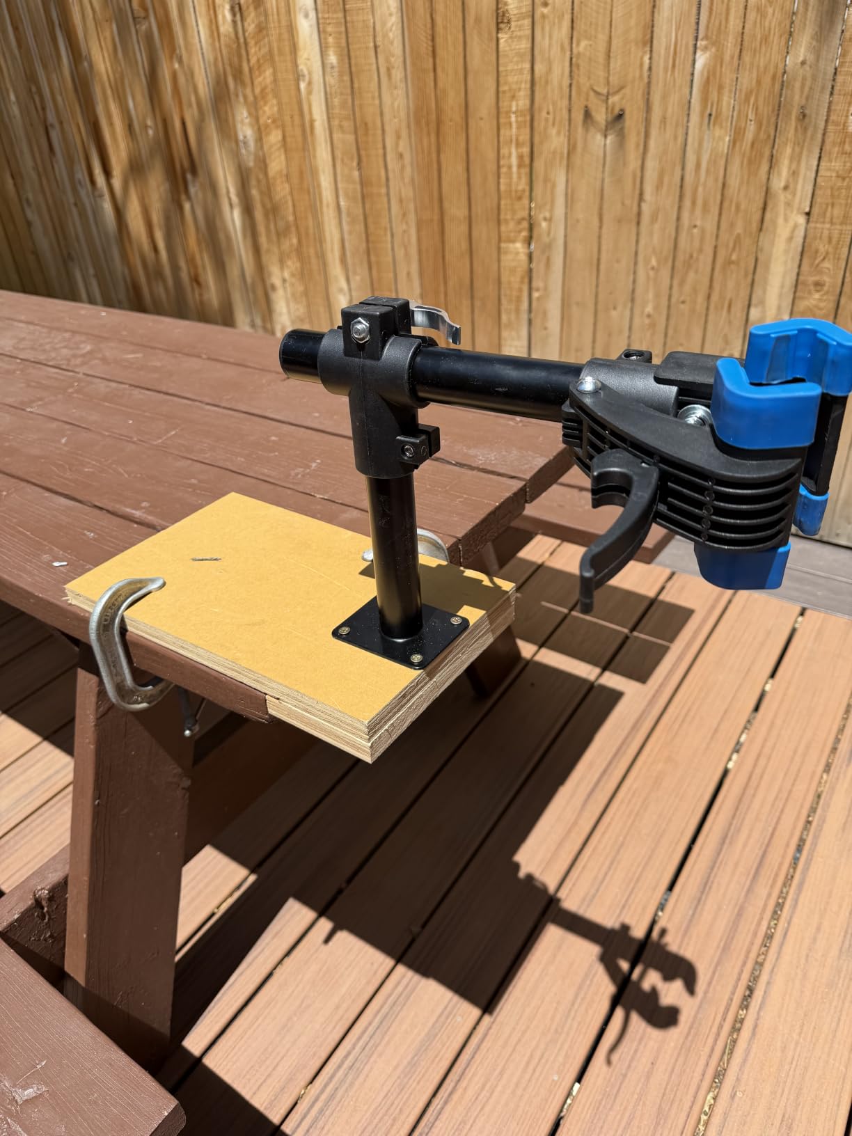 ROCKBROS Bike Repair Stand - Wall/Bench Mount, 44 lbs Capacity customer photo 1