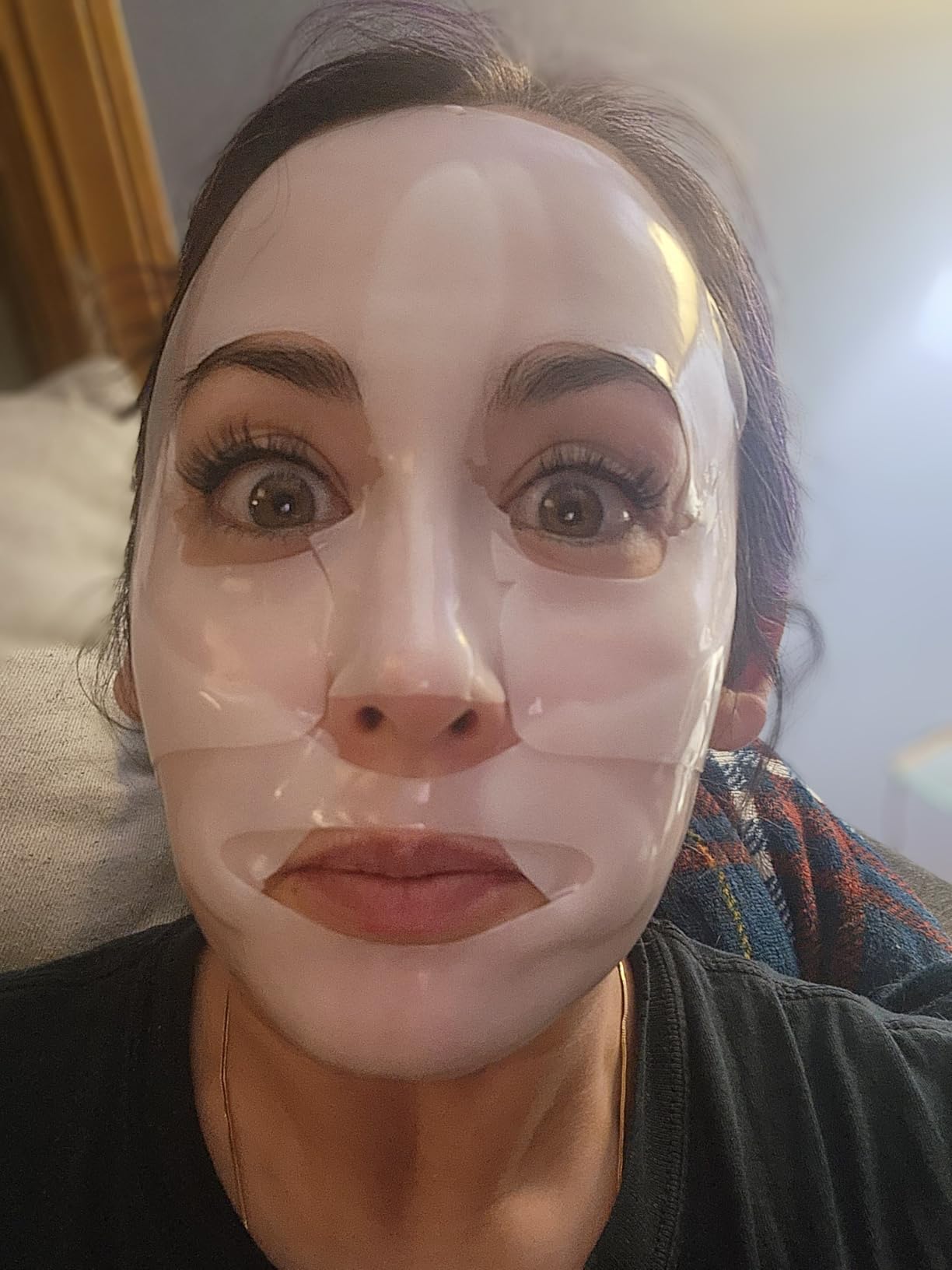 BIODANCE Bio-Collagen Real Deep Mask, Hydrating Overnight Hydrogel Face Mask, Pore Minimizing, Elasticity, Plumping, Travel Essentials & Self Care Gifts for Women, Korean Skin Care | 1.19oz(34g) x 4ea customer photo 1