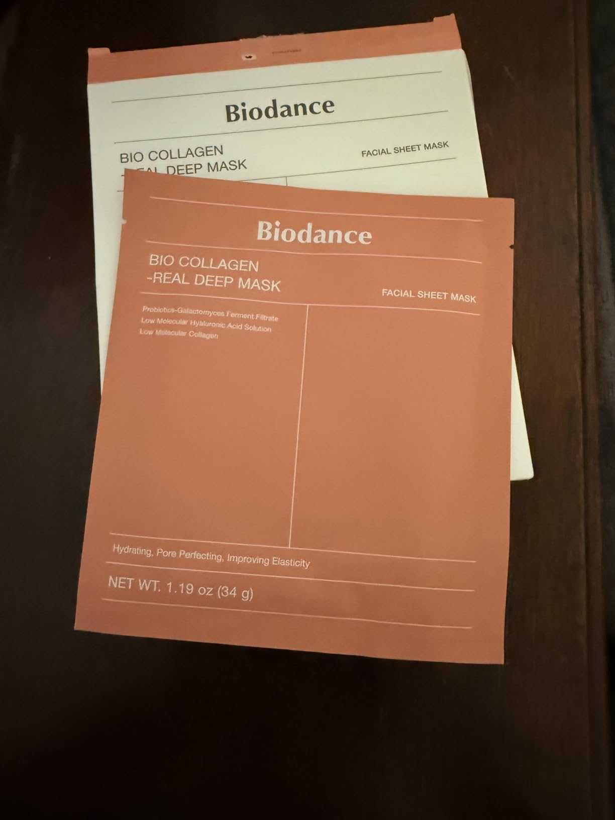 BIODANCE Bio-Collagen Real Deep Mask, Hydrating Overnight Hydrogel Face Mask, Pore Minimizing, Elasticity, Plumping, Travel Essentials & Self Care Gifts for Women, Korean Skin Care | 1.19oz(34g) x 4ea customer photo 2