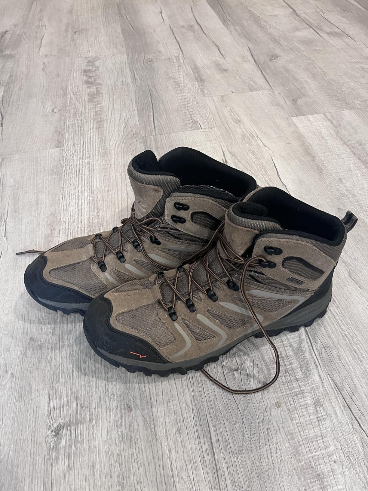 NORTIV 8 Men's Ankle High Waterproof Hiking Boots customer photo 2