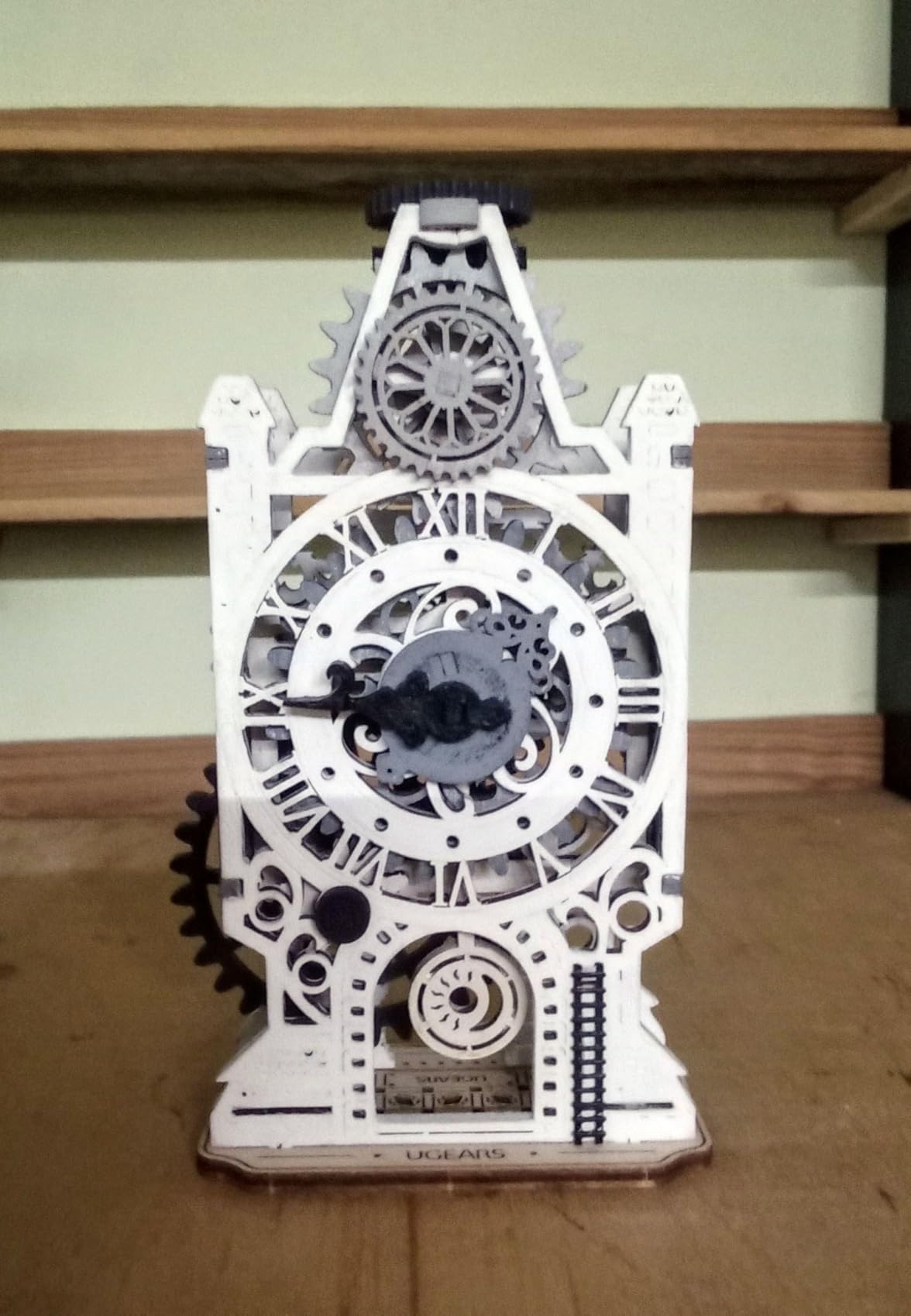 UGEARS Old Clock Tower 3D Wooden Puzzles for Adults - Wooden Model Kits for Adults Clock Kit for Do It Yourself Wood Building Kit customer photo 2
