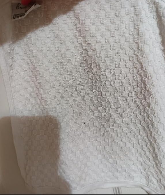 COTTON CRAFT Euro Spa Waffle Weave Bath Towels - Set of 4 Grey Towels | Pure 100% Ringspun Cotton Oversized Luxurious Towel Set - Soft Plush Super Absorbent Low Lint Quick Dry - 30 x 56 inches customer photo 2