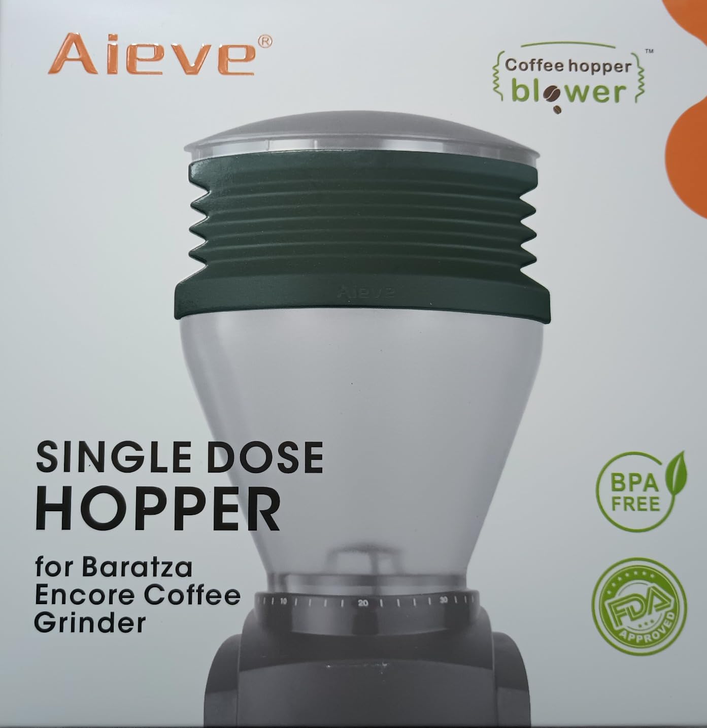 Aieve Silicone Coffee Hopper Bellow for Baratza Encore ESP/Virtuoso Grinder customer photo 1