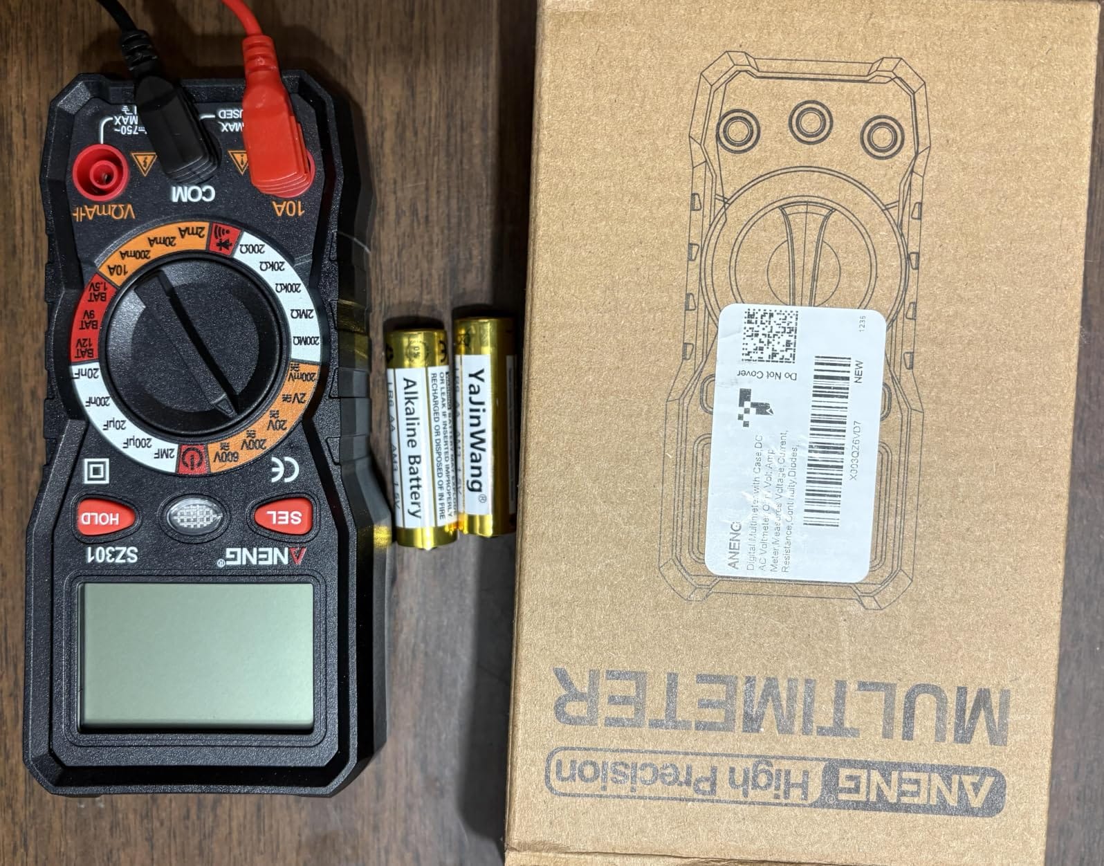 ANENG Digital Multimeter with Case,DC AC Voltmeter,Ohm Volt Amp Meter customer photo 1