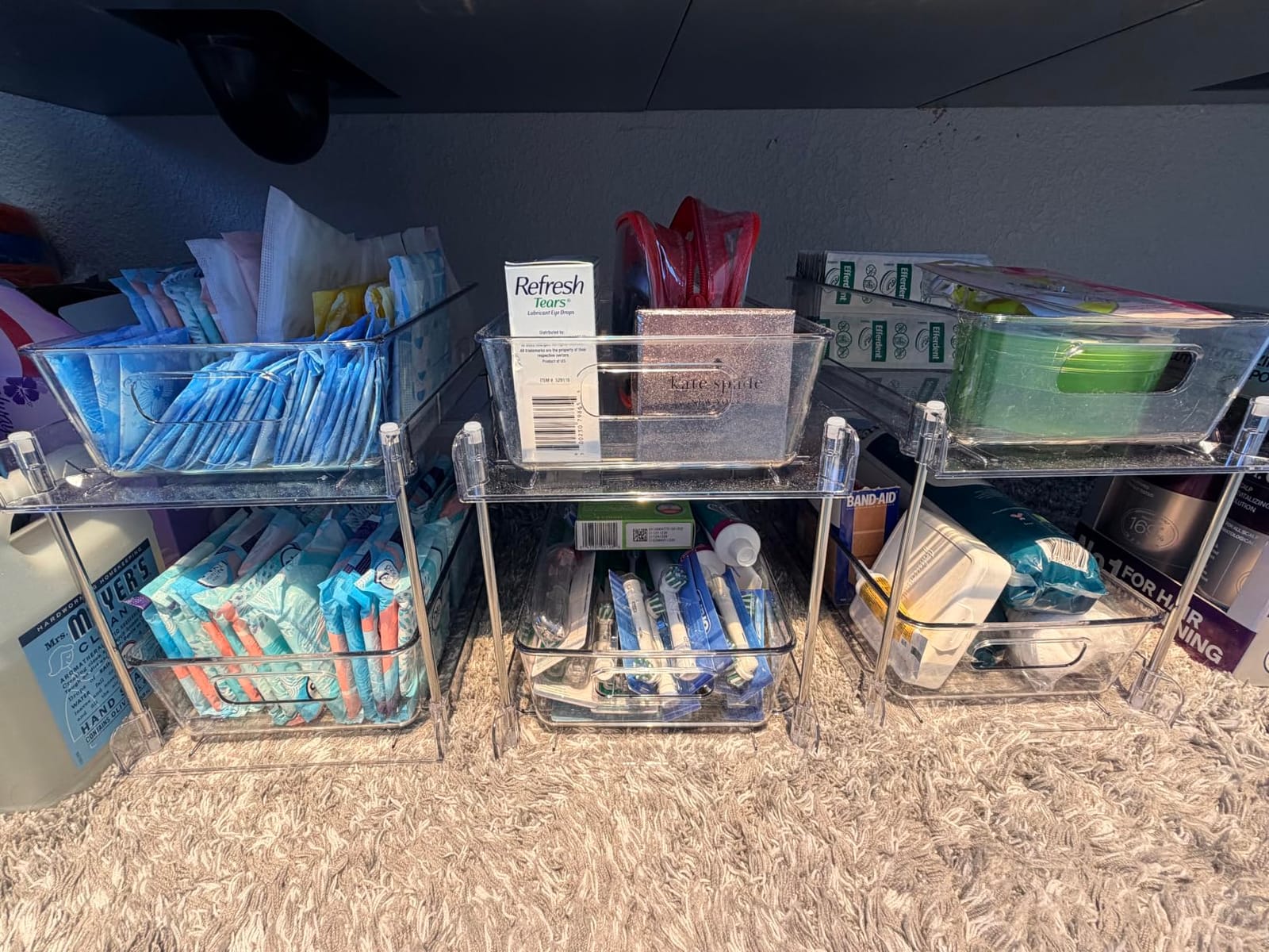 Vtopmart 4 Pack Pull Out Bathroom Under Sink Organizer (S-Standard) customer photo 2