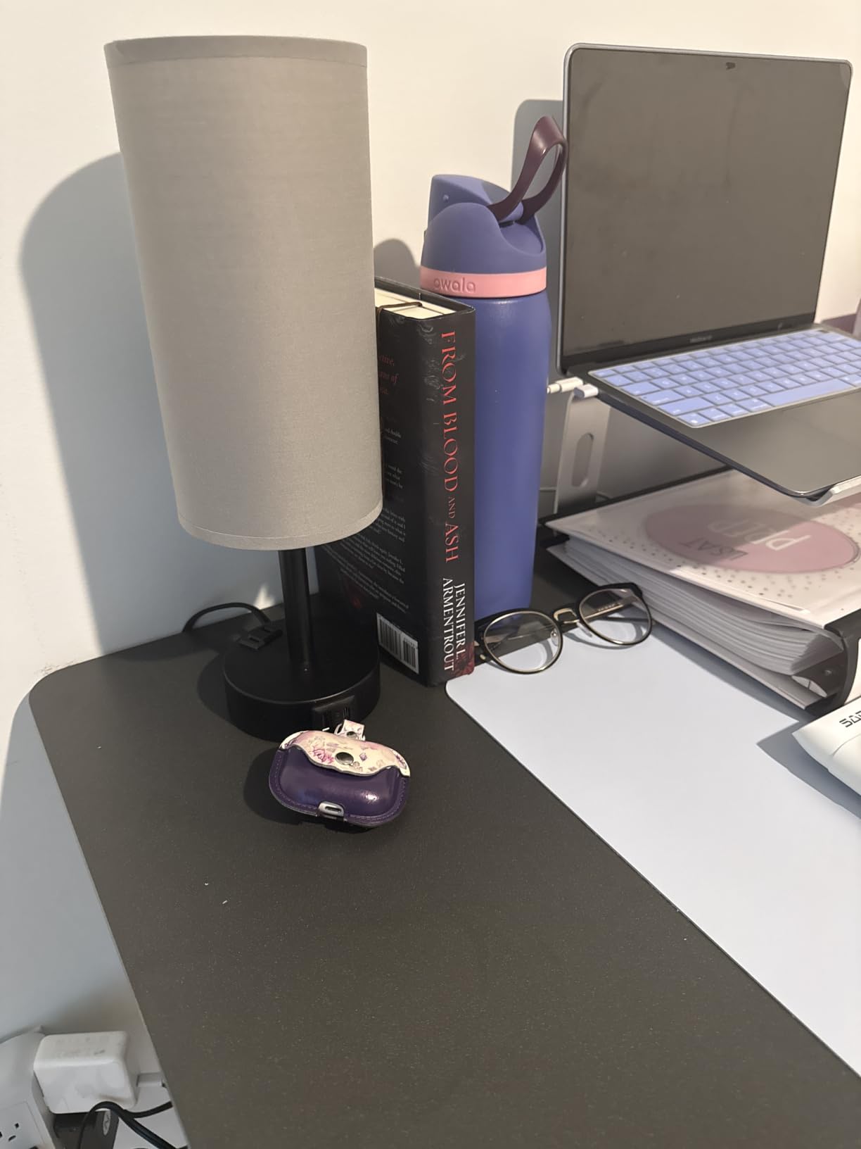 Fenmzee Bedside Table Lamp for Bedroom - Dimmable Touch, USB A+C, AC Outlet customer photo 1