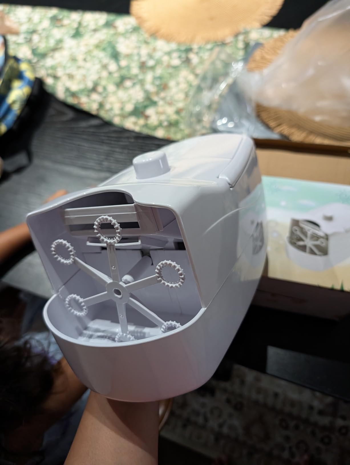 Bubble Machine, Automatic Bubble Blower Maker for Kids or Parties (Black) customer photo 2