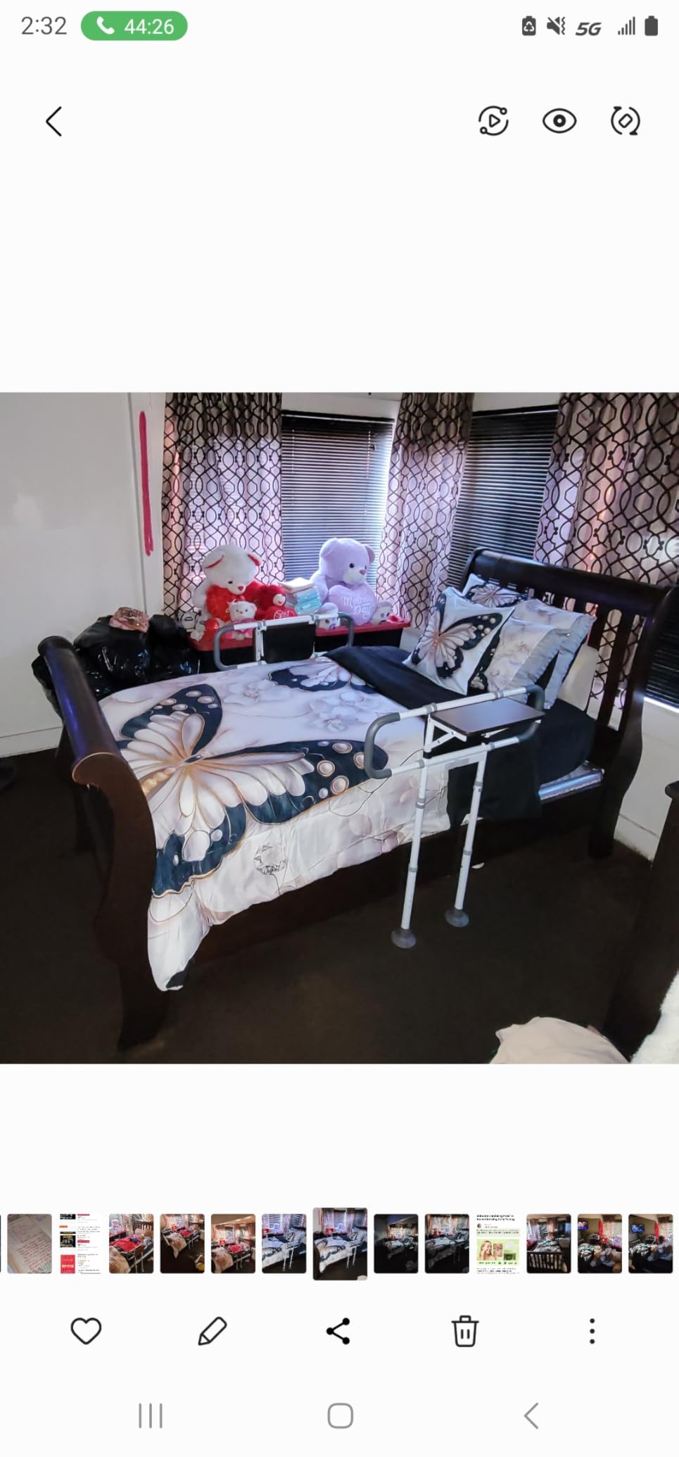 A Nice Night Purple Galaxy Butterfly 6pc Bedding Girls Comforter Sets,Twin | 3D Butterflies Printed ,Bed In A Bag With Sheet Sets,Ultra Soft,Machine Washable,For Boys Girls Teen,All Seasons customer photo 1