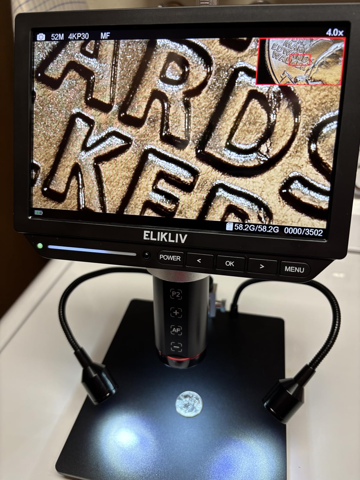Elikliv Autofocus 4K Digital Microscope EM4K-AF, 8