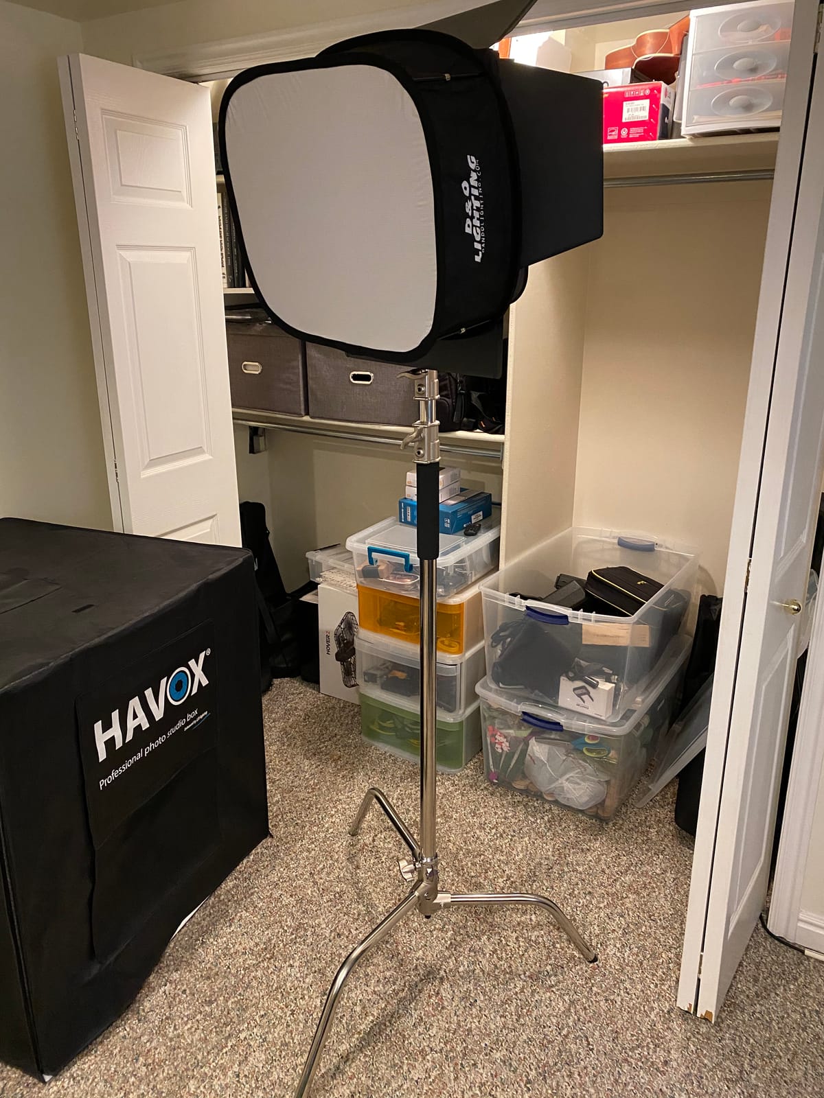 NEEWER SC186W Stainless Steel Heavy Duty C Stand with Swivel Casters customer photo 2