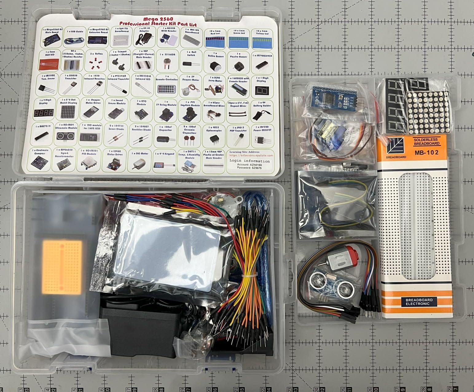 Mega 2560 Starter Kit, Compatible with Arduino, Electronics Learning Kit, the Most Detailed Explained 50+ Lessons, Plus 40+ Background Knowledge Articles (Ultimate Kit) customer photo 2