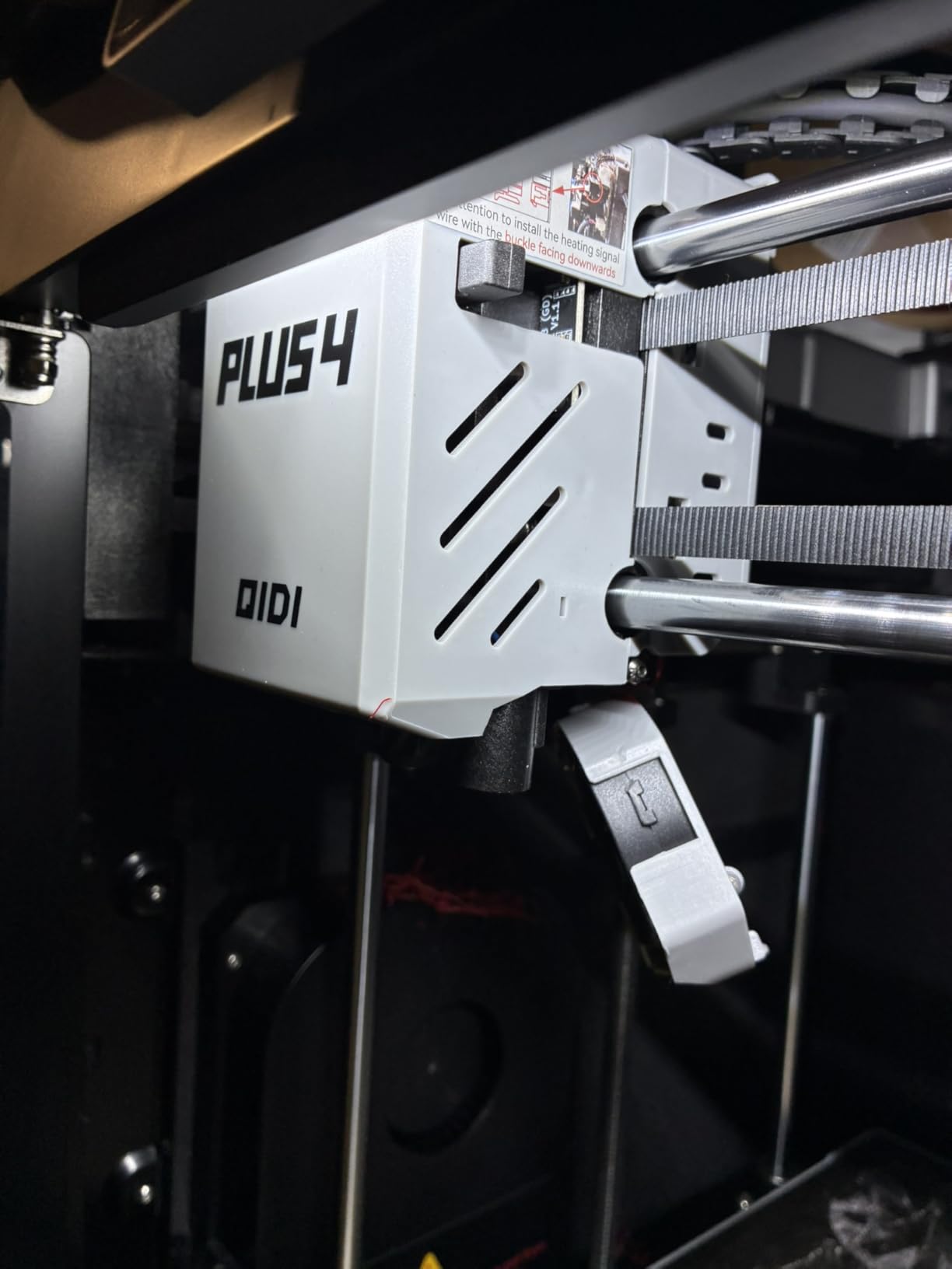 QIDI PLUS4 3D Printer, 65C Chamber Heating, 370C Integrated Nozzle | fully auto leveling, 600mm/s high speed printing, 305x305x280mm large build volume, support pps-cf, unbox to print in 10 min customer photo 1