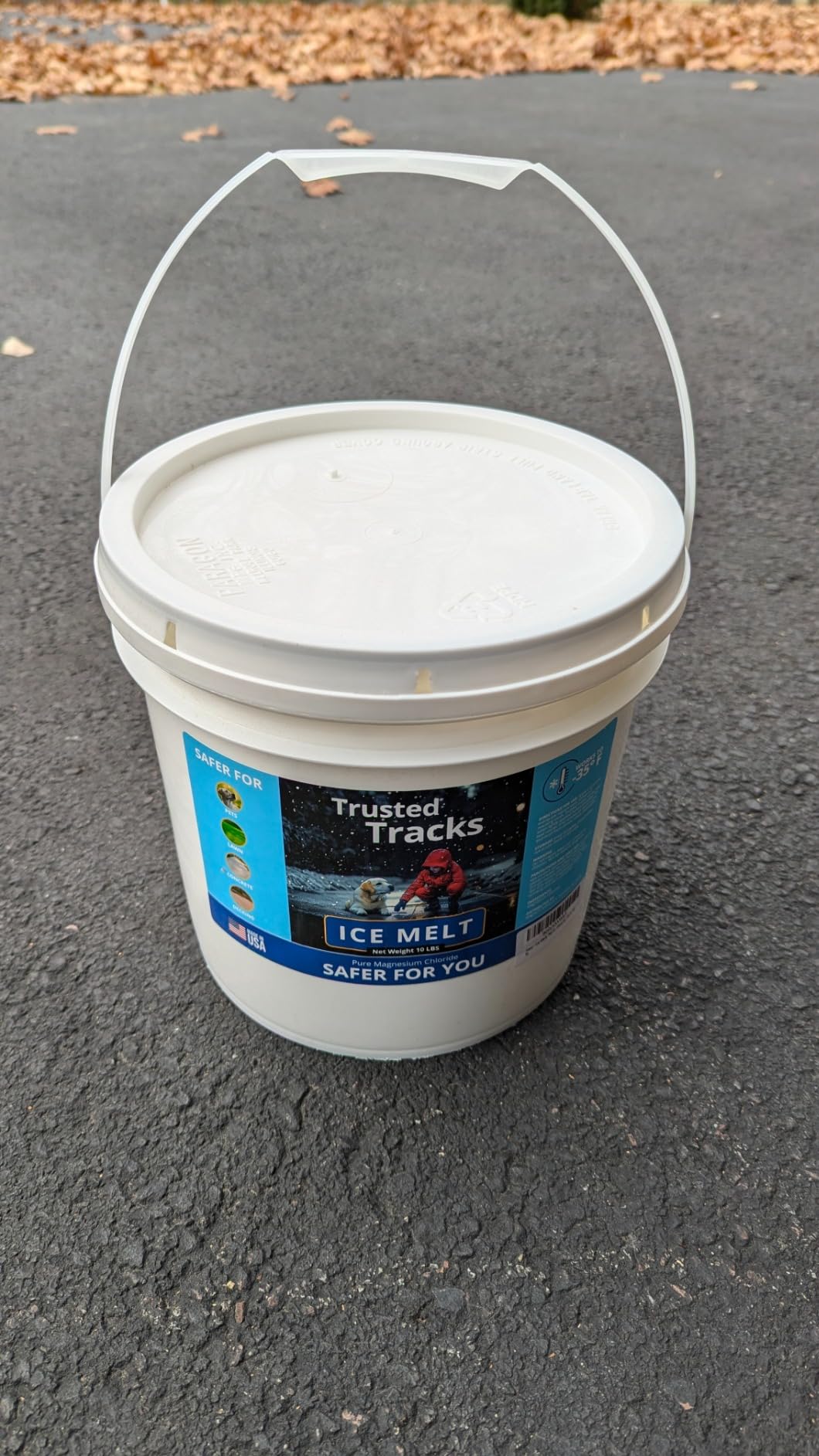FIREKI Ice Melt, Pet Safe Ice Melt 25 LBS Premium Snow Melter, Pure Magnesium Chloride, Safer for Pets, Concrete, Effective to -35 F, 25 lb customer photo 2