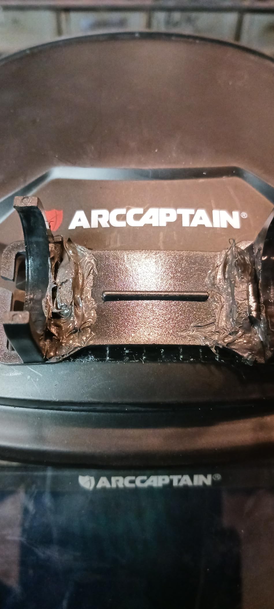 ARCCAPTAIN Auto Darkening Welding Helmet with Light, 3.94