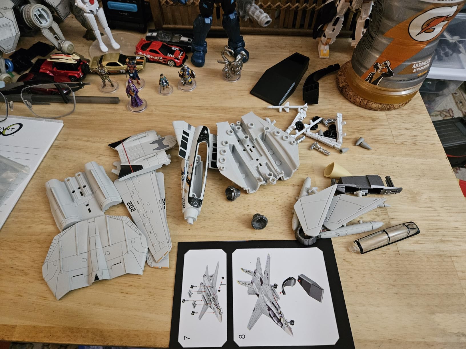 SEBUNAS 1/200 Scale B-2 Spirit Military Aircraft Toy Quick Build Model customer photo 2