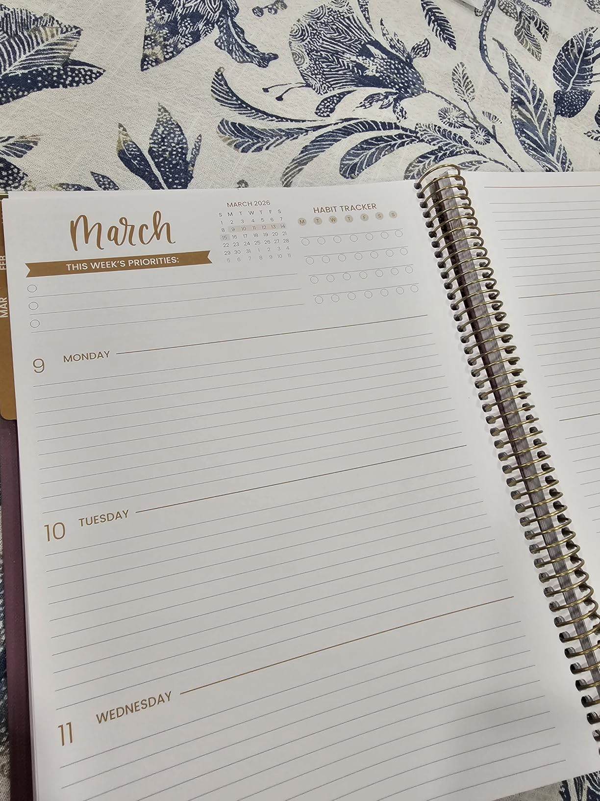bloom daily planners HARDCOVER 2026 Planner for Women (January to December) - 8.5