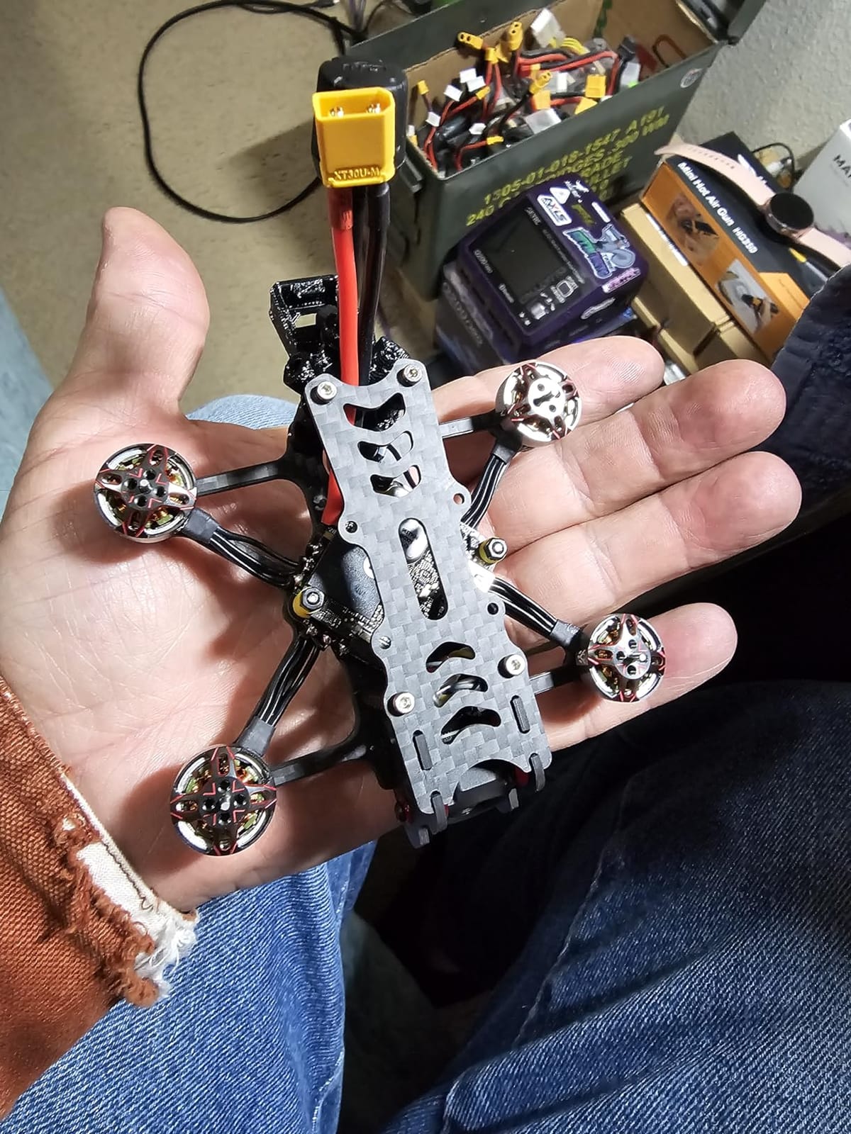 QWinOut 2inch/2.5inch/3inch Frame Kit RC Racing Drone for O4 Air Unit 3K Carbon Fiber Frame (Fi-115 2.5inch) customer photo 1