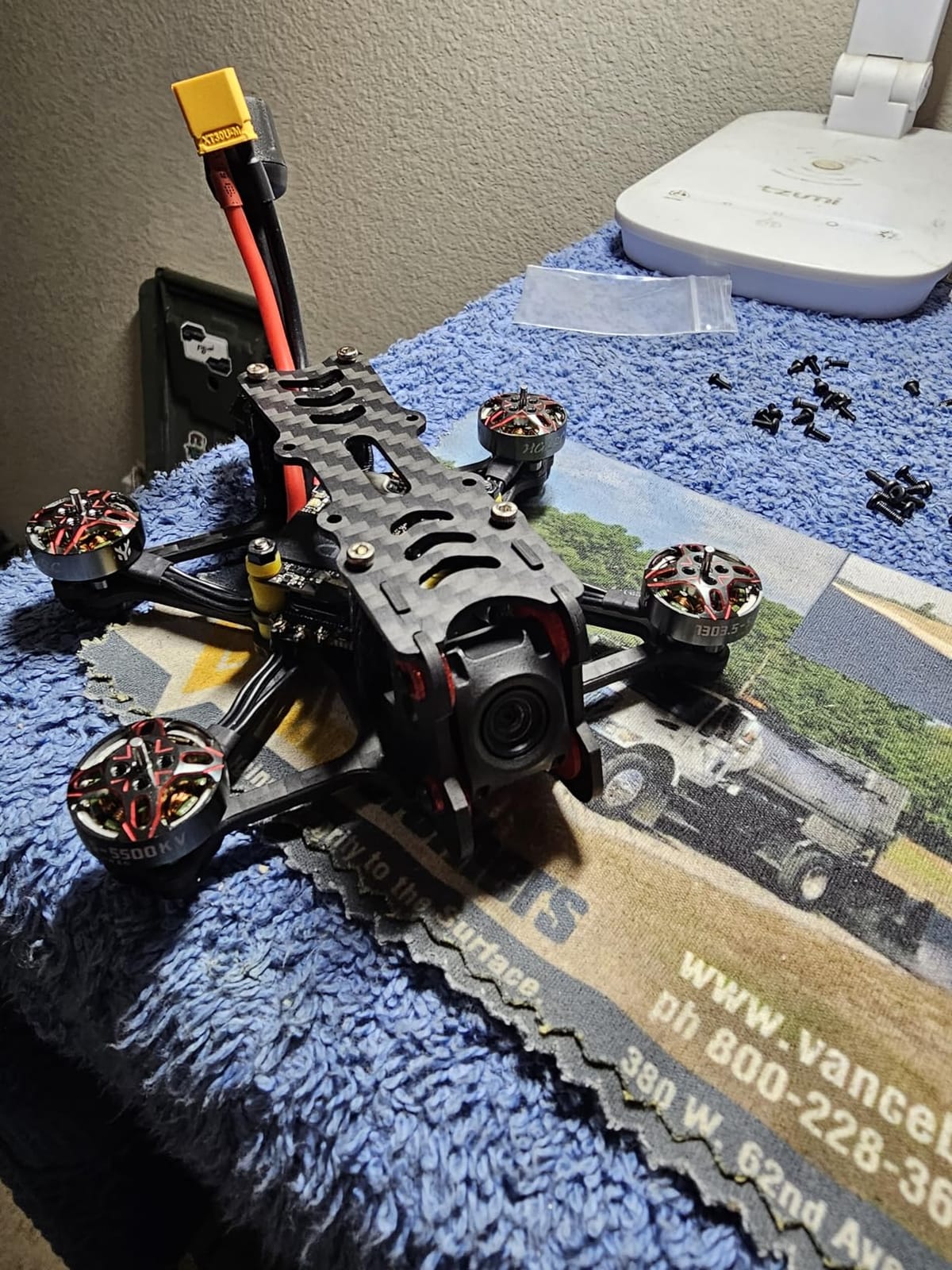 QWinOut 2inch/2.5inch/3inch Frame Kit RC Racing Drone for O4 Air Unit 3K Carbon Fiber Frame (Fi-115 2.5inch) customer photo 2