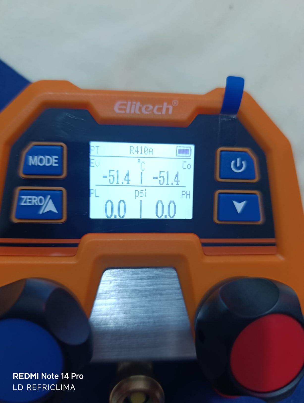 Elitech Digital Refrigerant Manifold Gauge for HVAC, R410A R454B, DMG-2SE customer photo 1