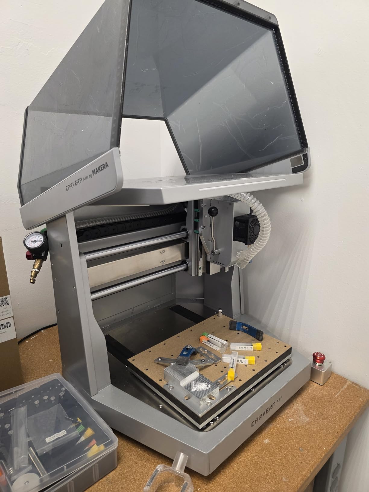 Carvera Air Desktop CNC Machine by MAKERA, Enclosed Mini Mill with CAM | High-precision CNC, Makera Studio software, and Makerables community to simplify CNC learning and creation Metal Wood PCB customer photo 1