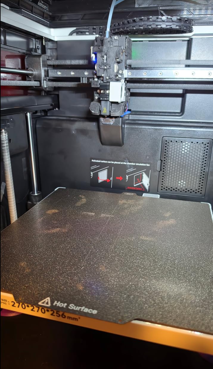 QIDI Q2 3D Printer, 65C Heated Chamber and 370C Nozzle Unlock PPS-CF | ultra air filtration, 600mm/s high speed, AI camera, full auto leveling, 270x270x256mm build volume, unbox to print in 10 min customer photo 1