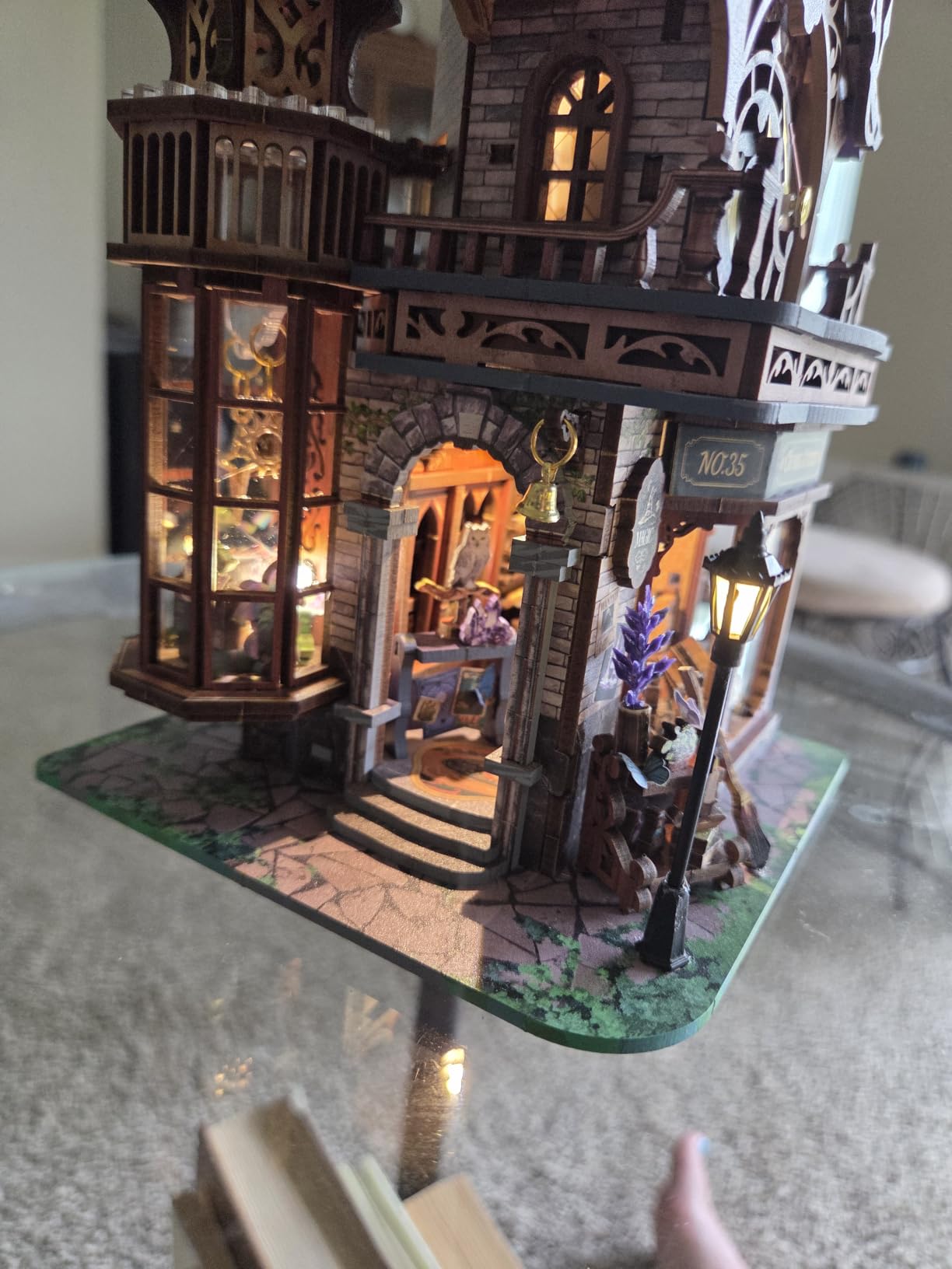 Book Nook Kit DIY Miniature House 3D Wooden Puzzle - Time Magic Club | Booknook DIY Miniature House Kit Mini House Bookshelf Decor 3D Wooden Puzzle customer photo 1