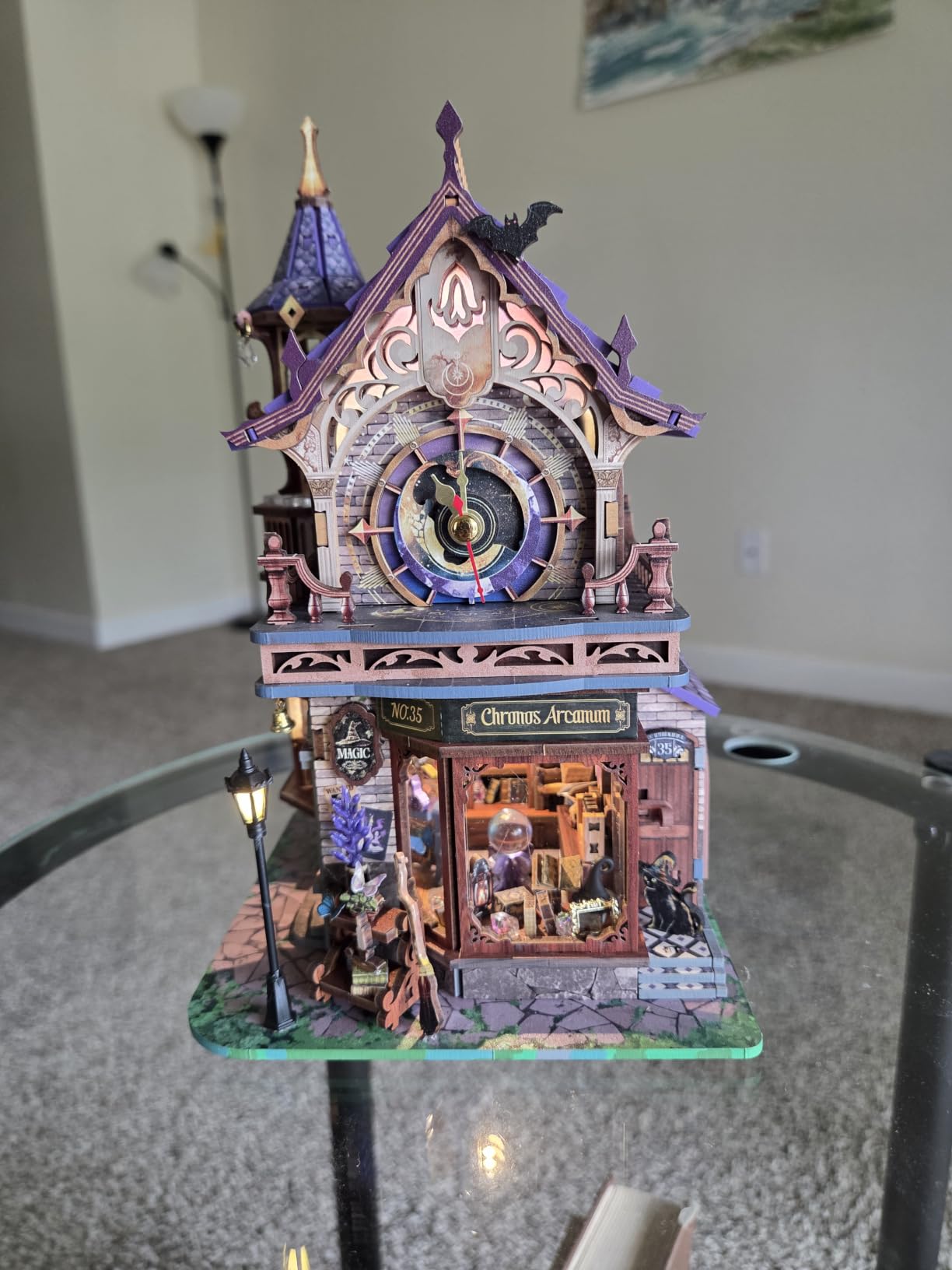 Book Nook Kit DIY Miniature House 3D Wooden Puzzle - Time Magic Club | Booknook DIY Miniature House Kit Mini House Bookshelf Decor 3D Wooden Puzzle customer photo 2