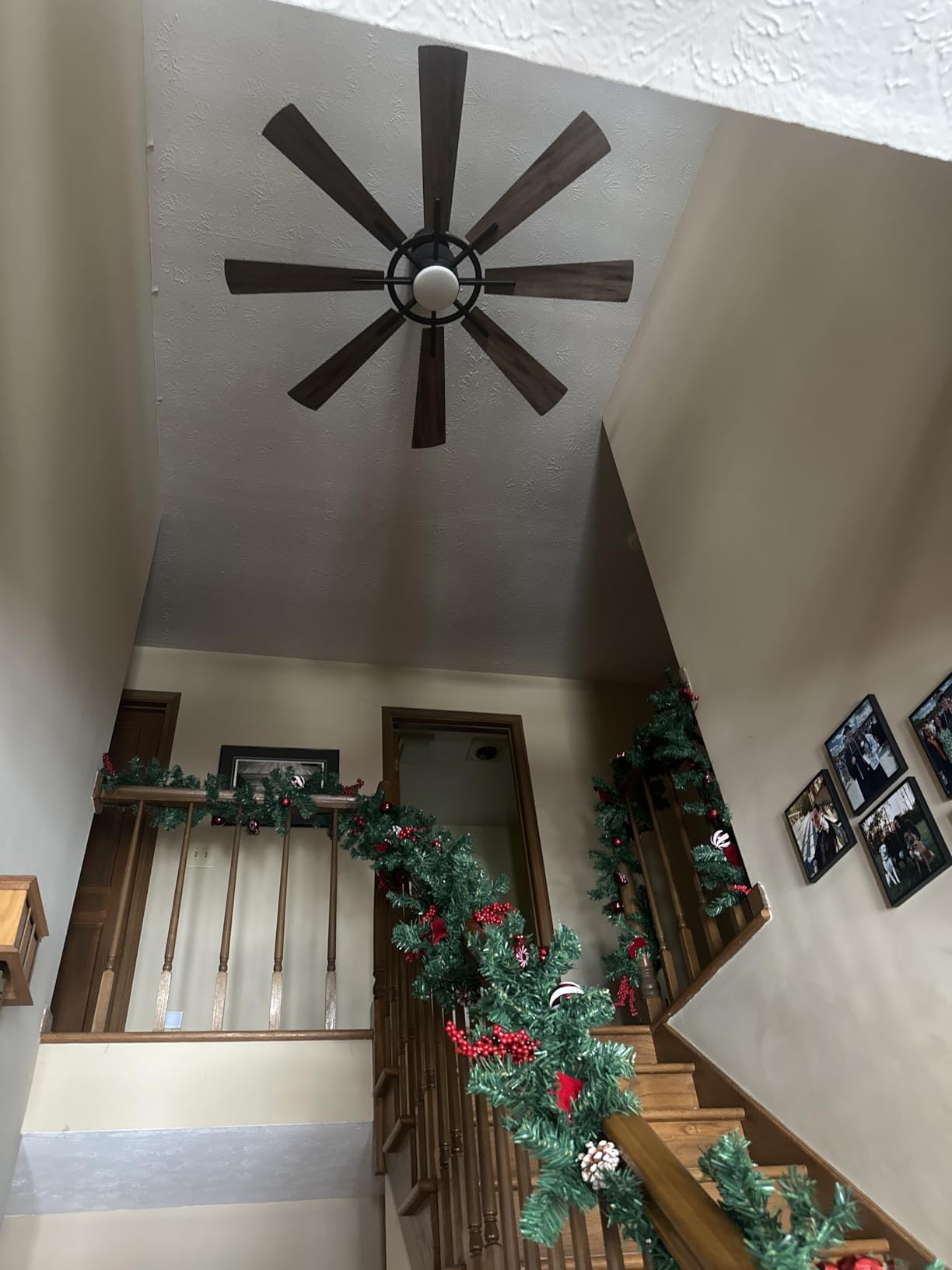 120 Inch Ceiling Fans Without Lights, Large Industrial HVLS Fan, 36000 CFM customer photo 2
