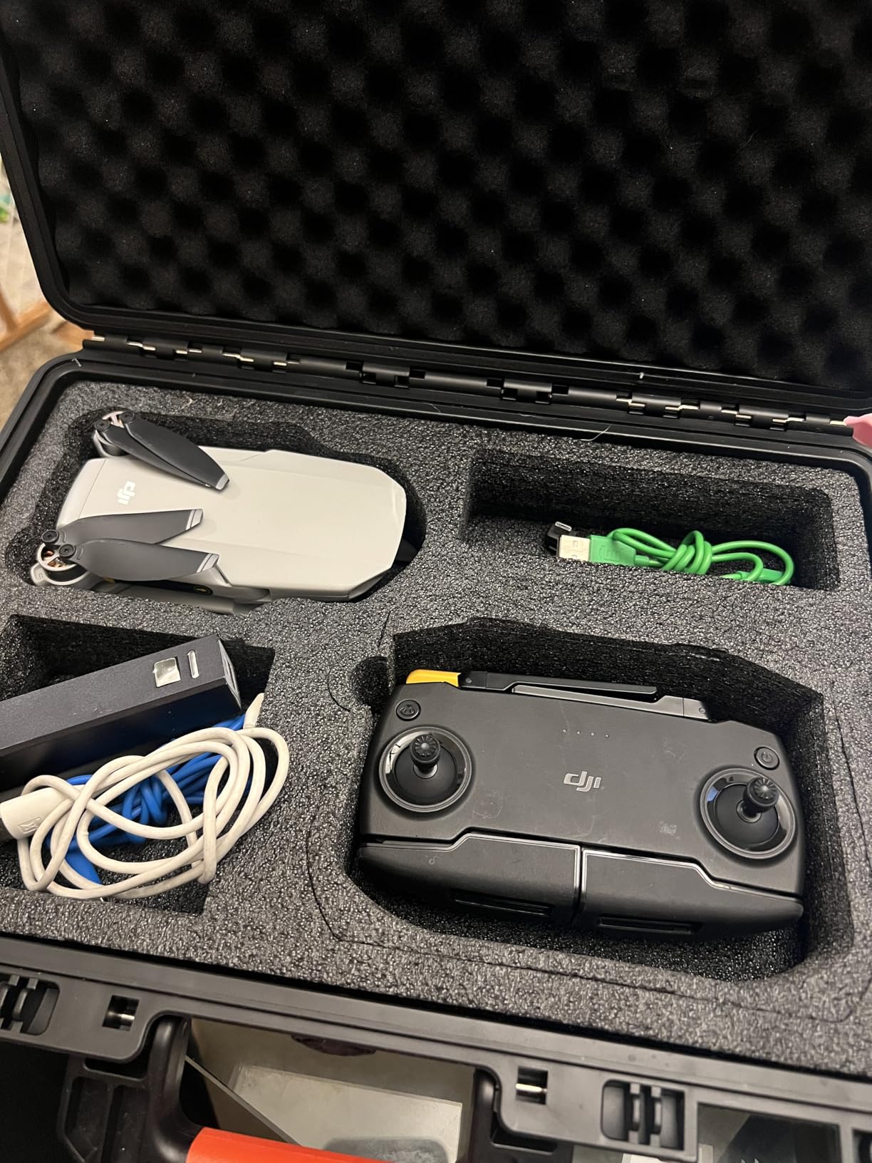 Hard Case for DJI Mini 4 Pro - Waterproof Travel Box for DJI Mini 3/3 Pro | Hard Shell Carrying Storage with Custom Foam for DJI Mini 3 Fly More Combo, RC2/RC/RC-N2/N1, Batteries Accesories (Case Only) customer photo 1