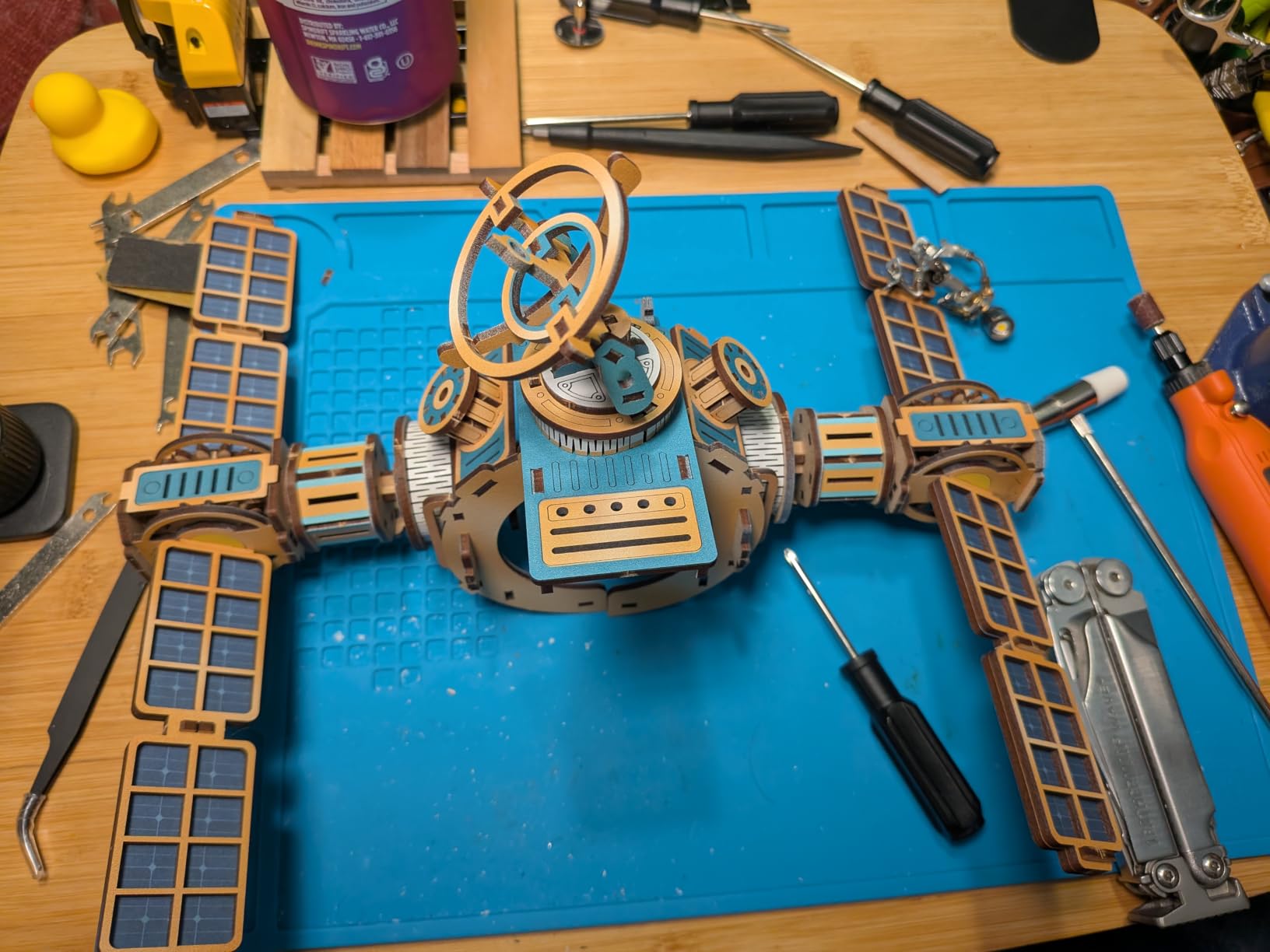 International Space Station Model, 3D Wooden Puzzle for Adults customer photo 1