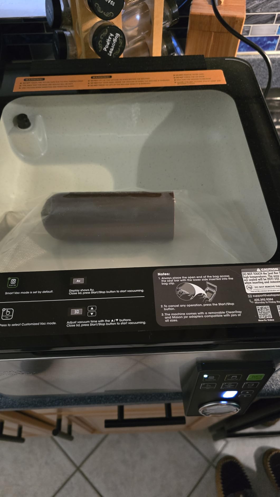 Vesta Precision 12” Chamber Vacuum Sealer, 8.1Qt chamber, Auto Vacuum Time customer photo 1