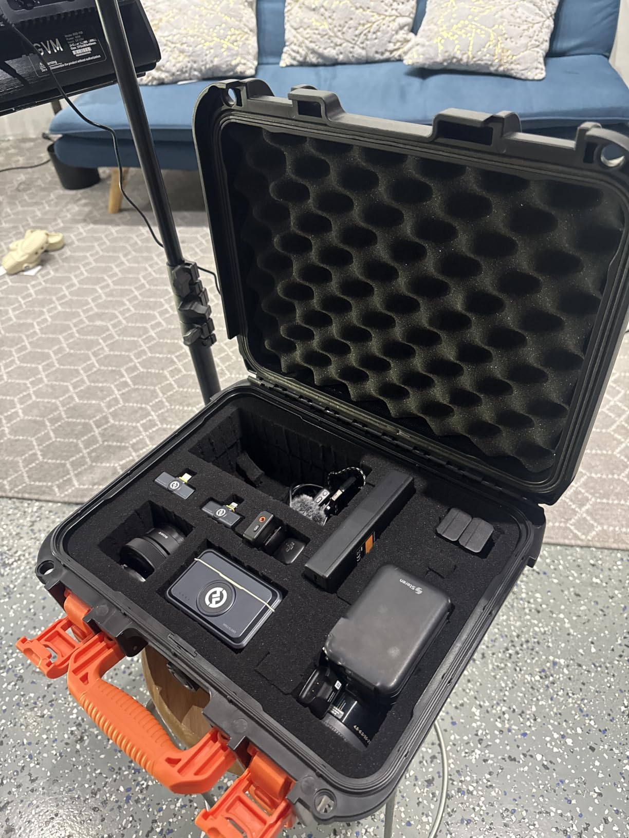 K&F CONCEPT Waterproof Hard Case, IP67 Protective Case with Pre-Scored Foam | Pick & Pluck Foam, Waterproof, Dustproof, Shockproof, HardShell Case for Camera & DJI Drone & Equipment Storage, BC01 customer photo 1