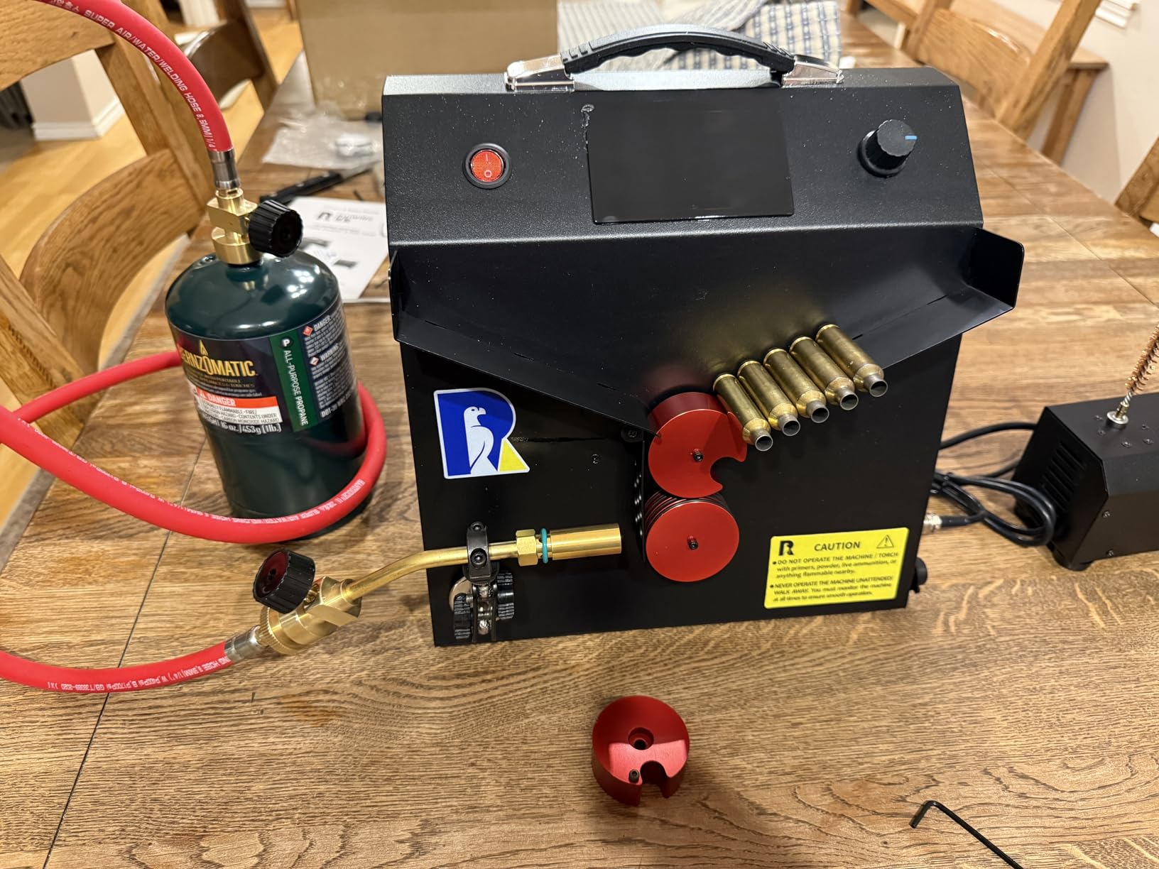 2026 Upgrade Split - Type - 2 in 1 Brass Annealer Machine & Case Prep Center-Black, Annealer for Reloading, Compatible with 223, 5.56, 308, 6.5, 338 Lapua, Gunsmithing Tools customer photo 1