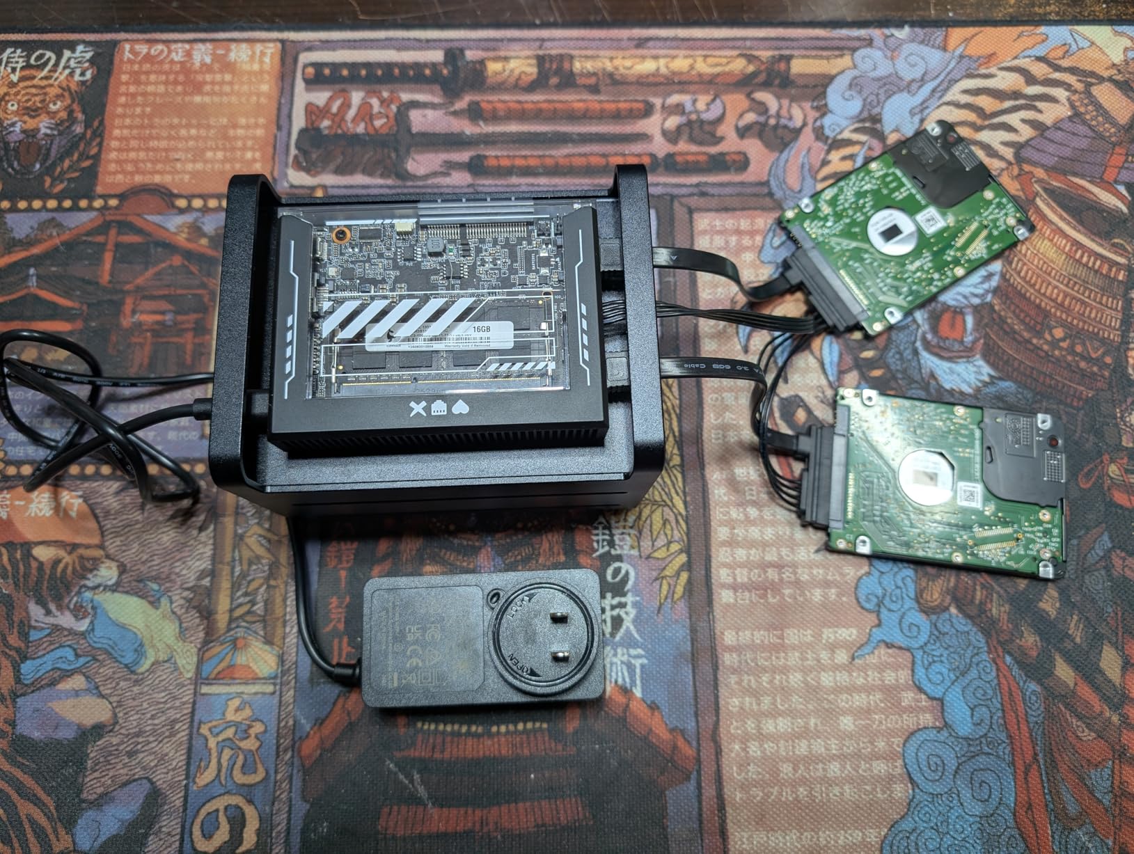 2 Bay DIY NAS Kit, x86 Home Server, Intel Quad-Core, 16GB RAM, customer photo 1