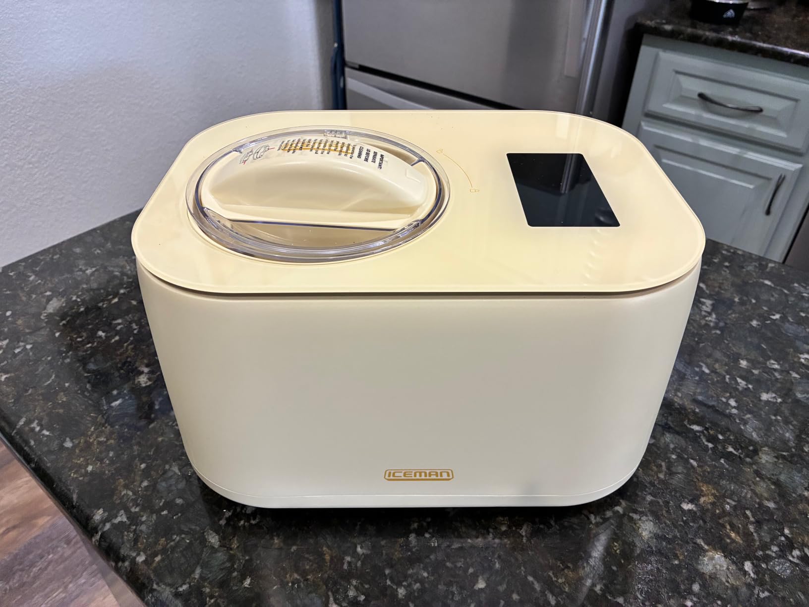 Iceman by Chefman Trio Ice Cream Maker | No Pre-Freezing with Built-In Compressor | for Ice Cream, Froyo, Sorbet, Sherbet, Italian Ice, Frozen Yogurt & More | (2) 20oz Containers & Lids customer photo 1