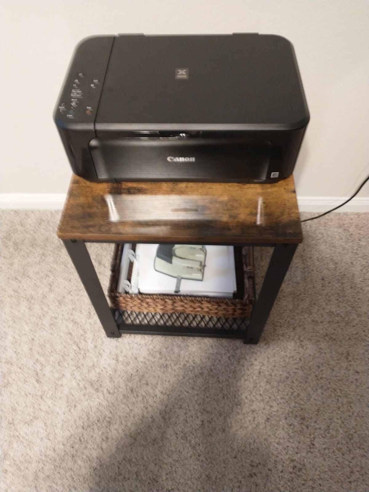 VASAGLE Side End Table with 3 Storage Drawers, Nightstand Farmhouse | Narrow Bedside Table for Living Room, Bedroom, Home Office, Washed Gray, LIRY Collection ULET132G101S customer photo 1