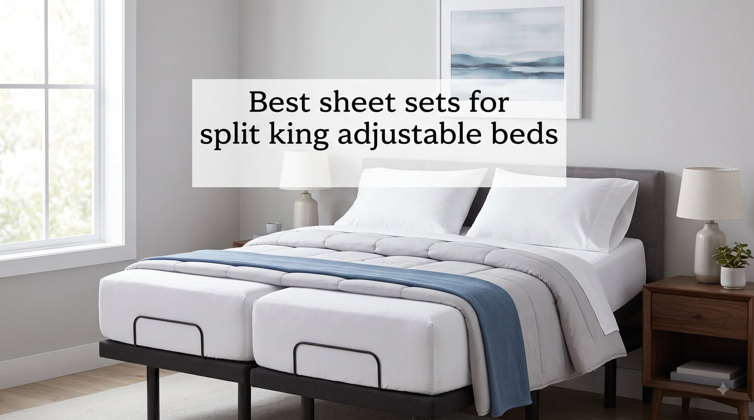 Best sheet sets for split king adjustable beds