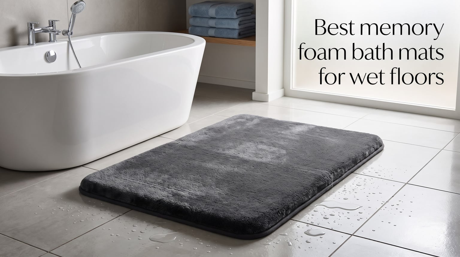 Best memory foam bath mats for wet floors