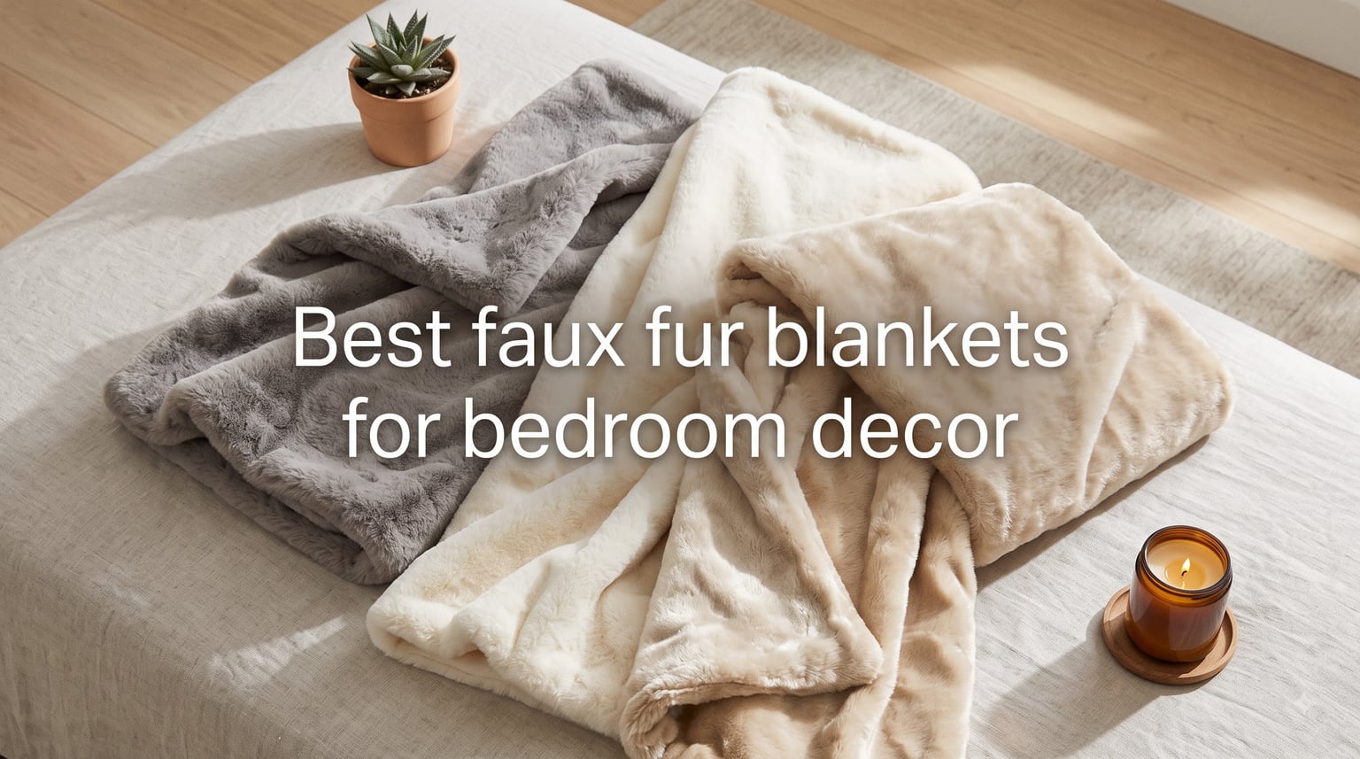 Best faux fur blankets for bedroom decor